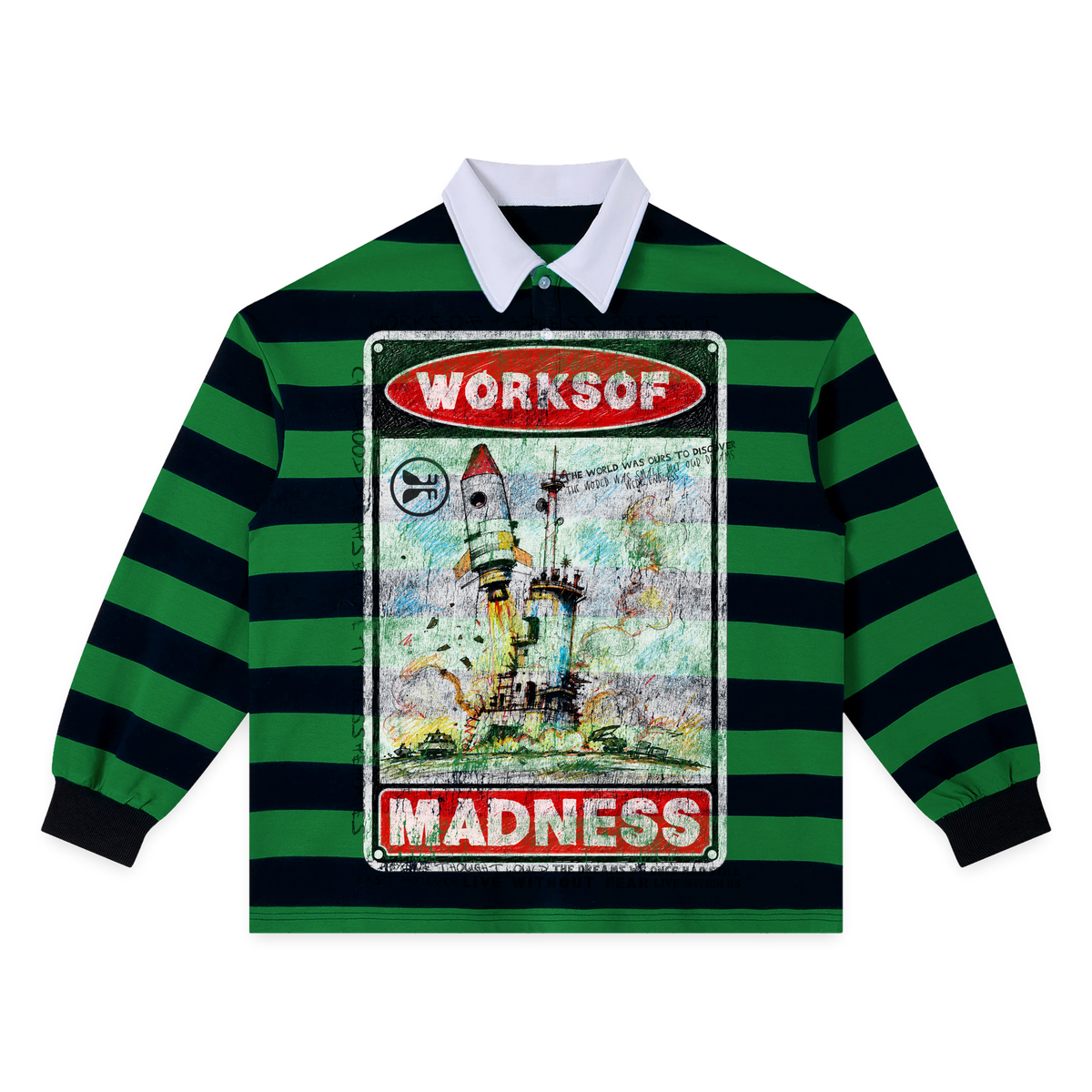Liftoff Stripe Polo - Green