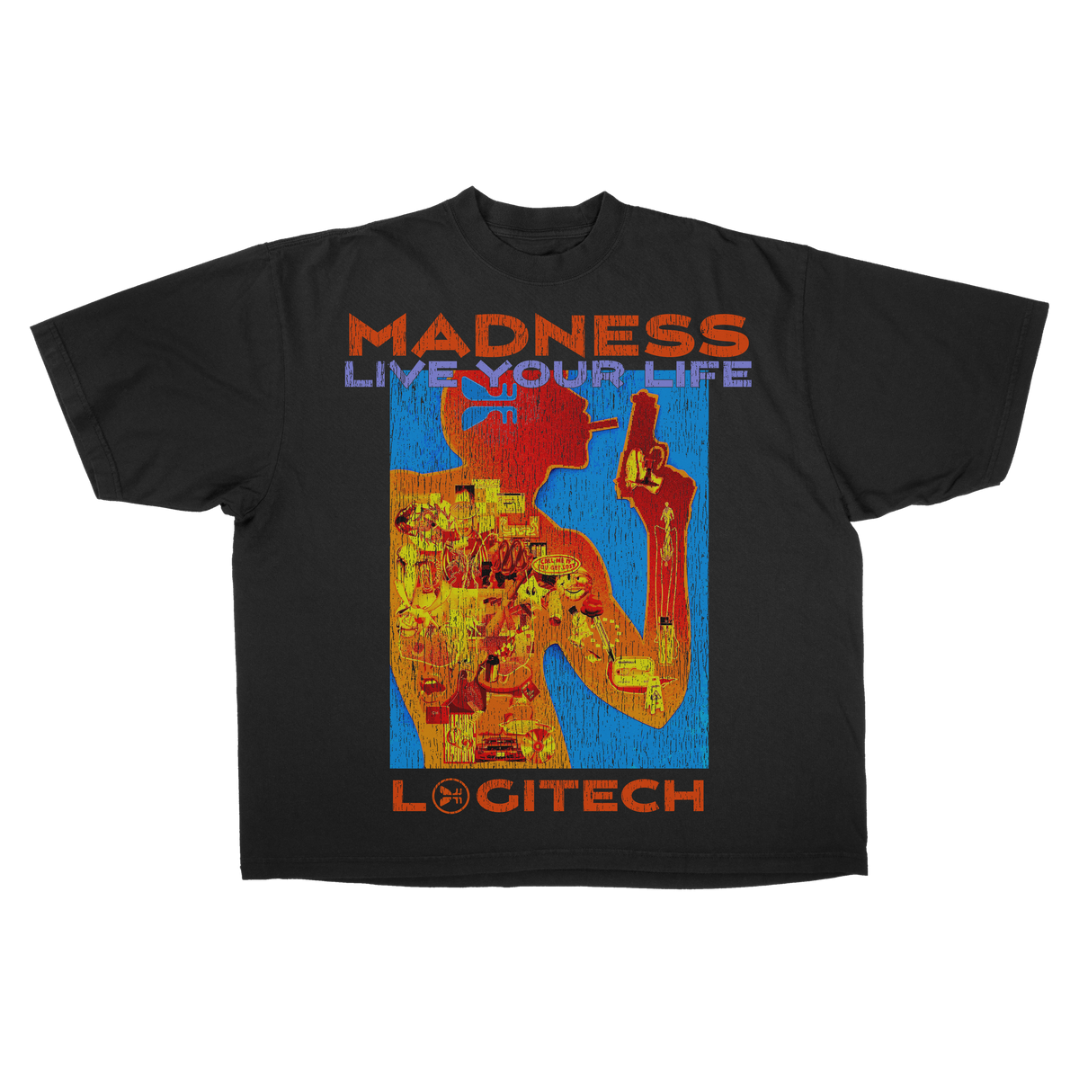 Logitec Drop Tee - Black