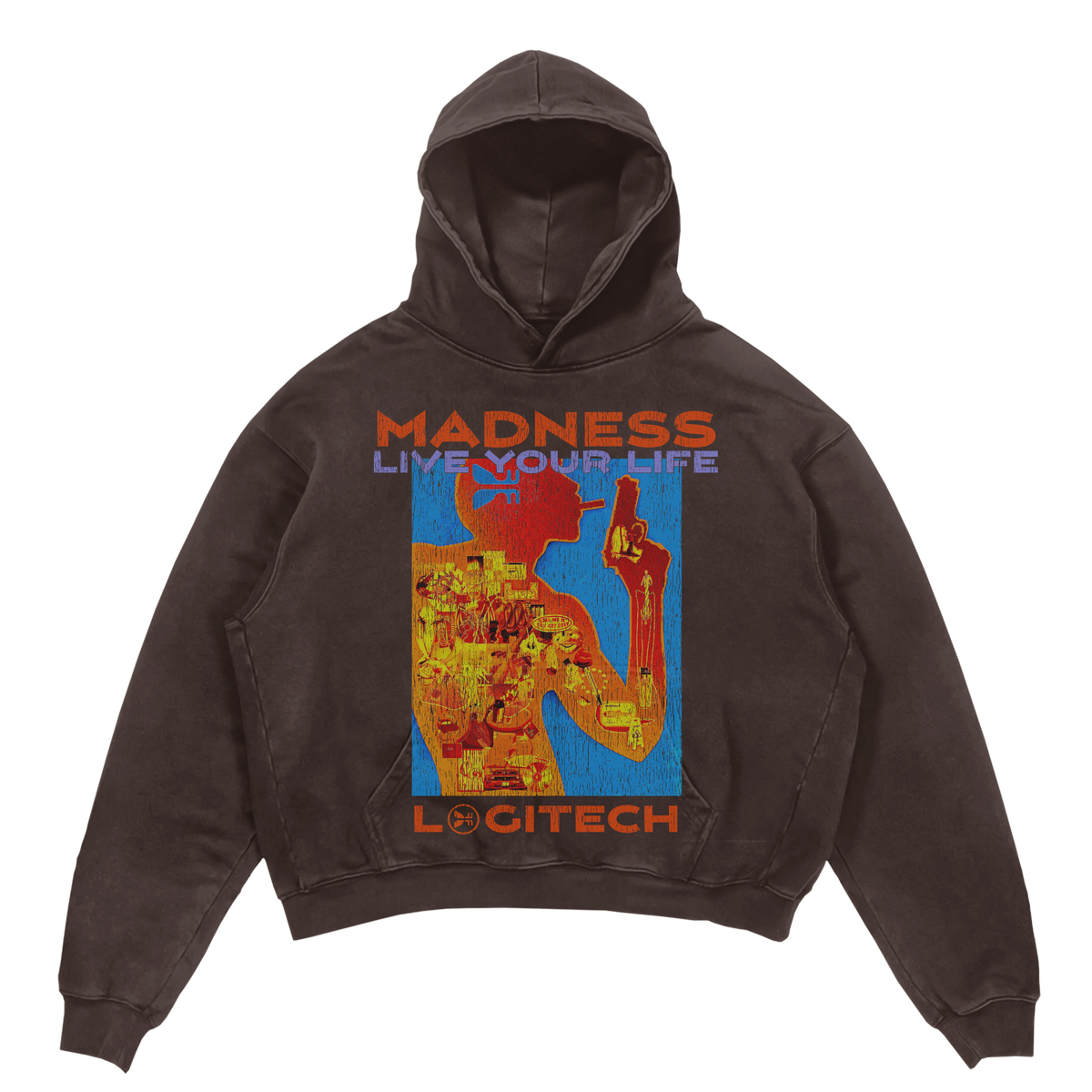 Logitec Hoodie - Brown