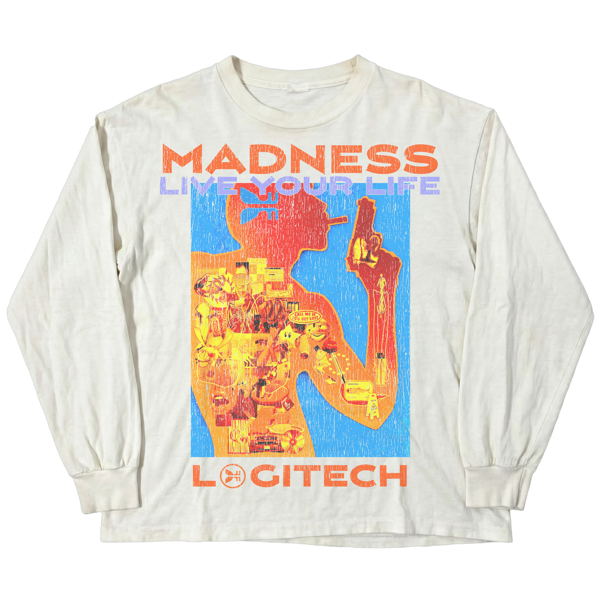 Logitec L/S Tee - White