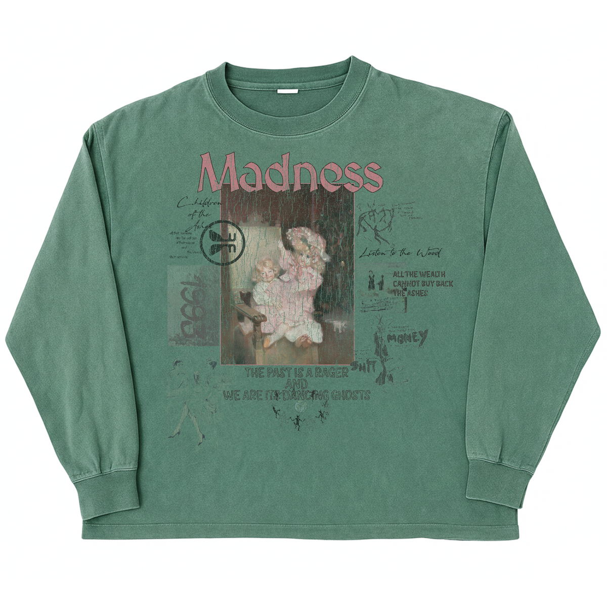 Ashes L/S Tee - Green