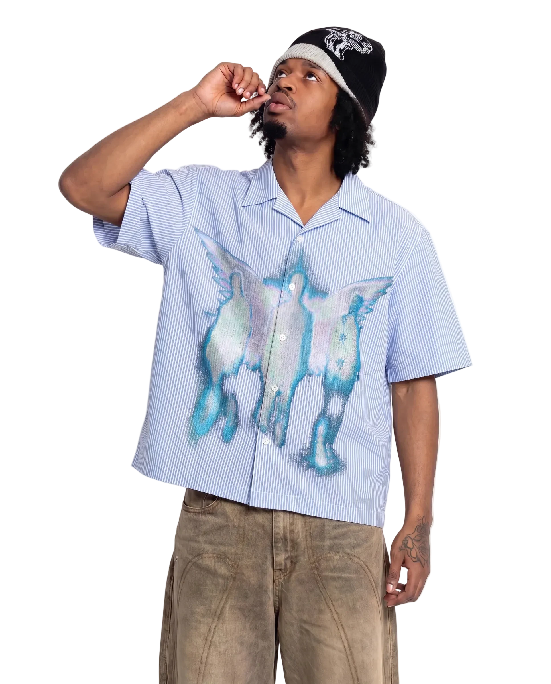 Messiah Boxy Button Up