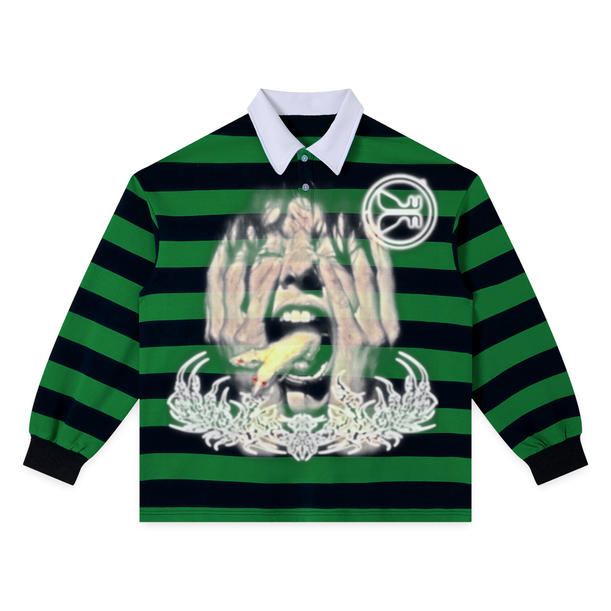 Mouse Trap Stripe Polo - Green