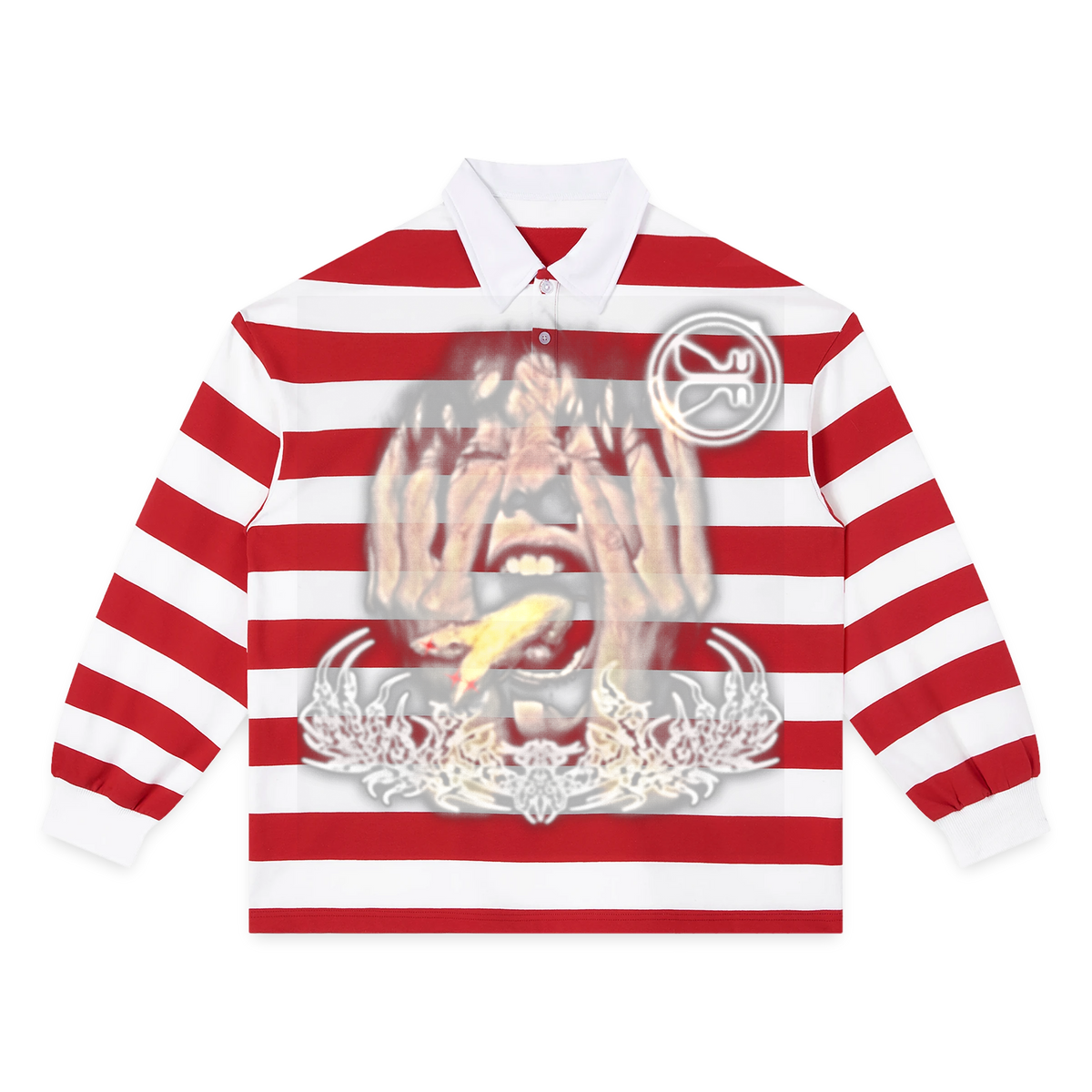 Mouse Trap Stripe Polo - Red