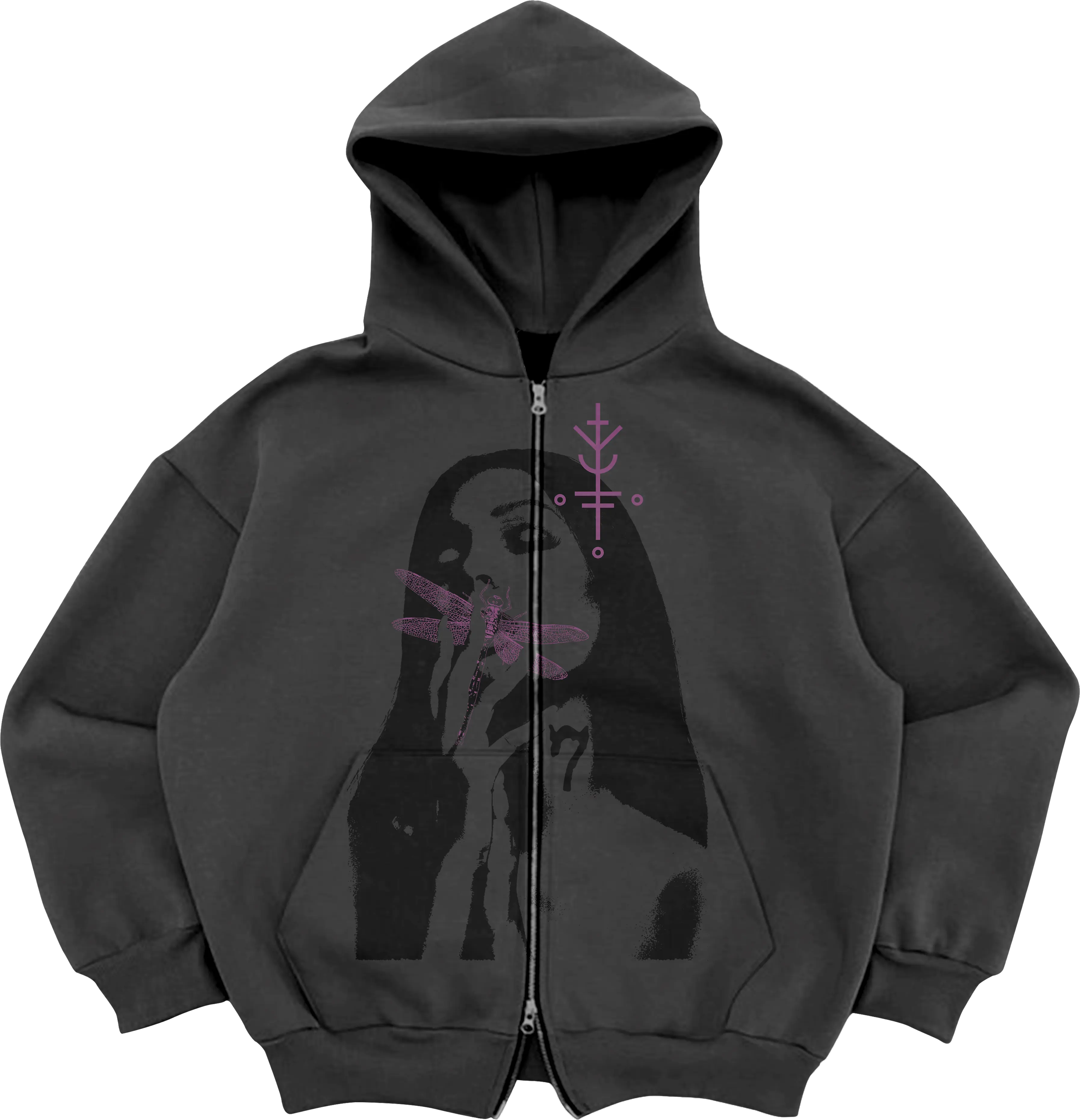 Mythical Goddess Premium Zip Up WorksOfMadness