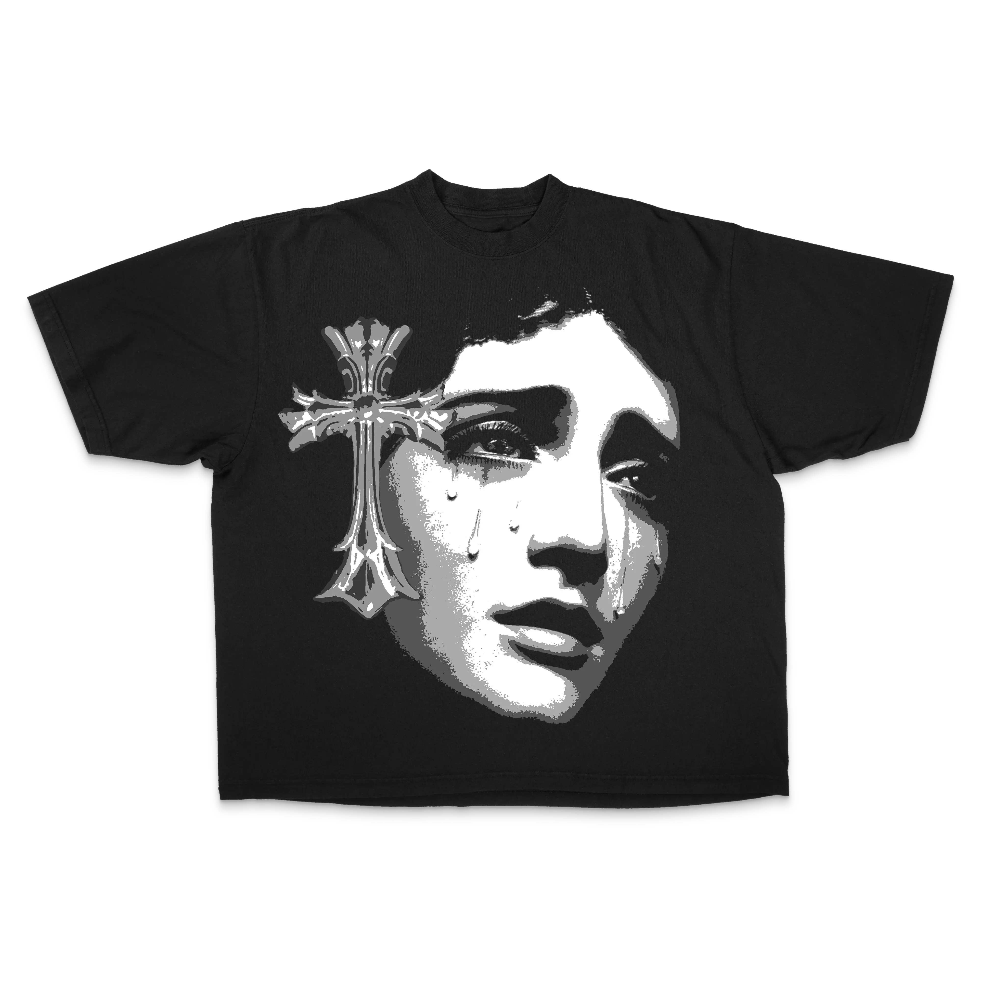 Prayers Drop Shoulder Tee (TikTok) WorksOfMadness