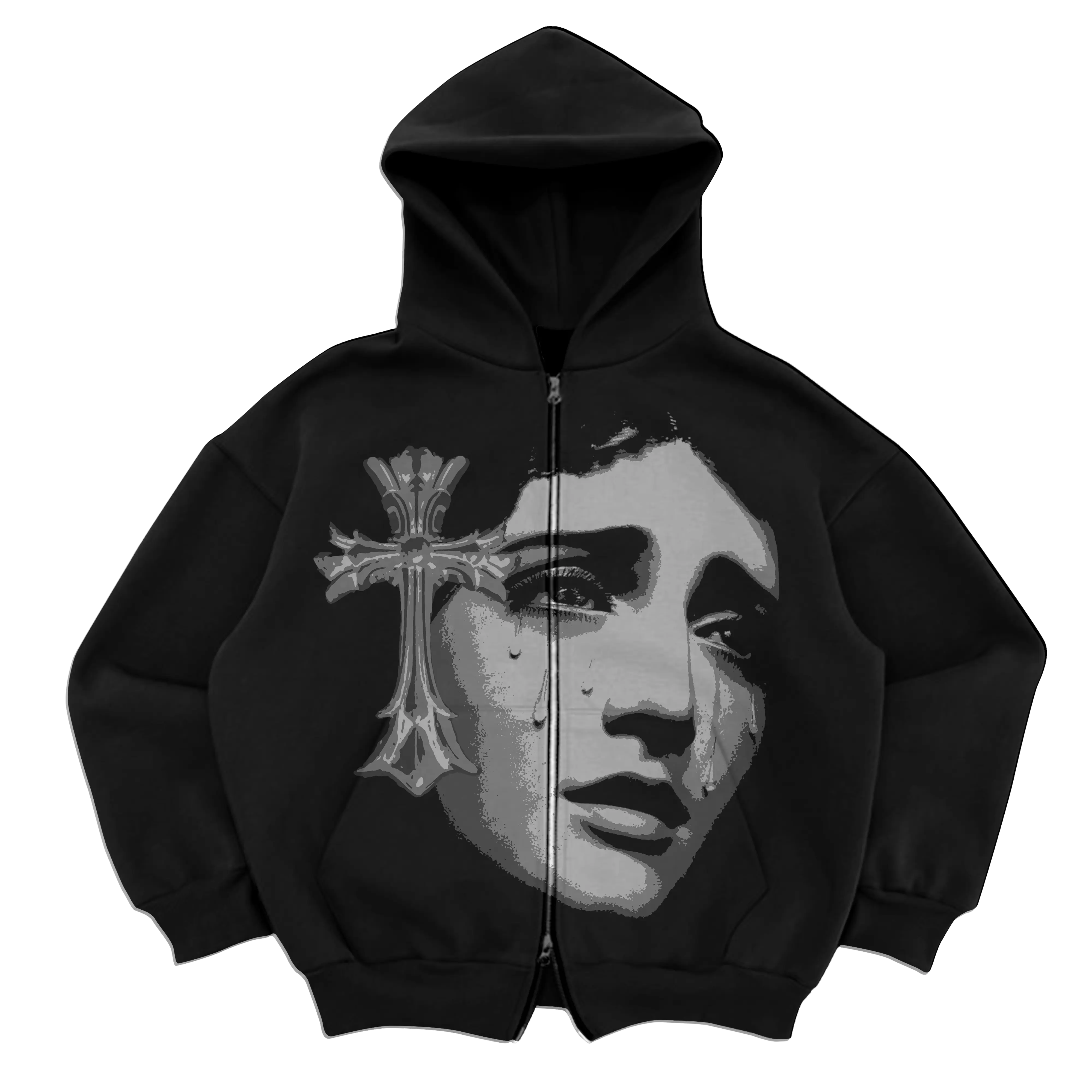 Prayers Premium Zip Up WorksOfMadness