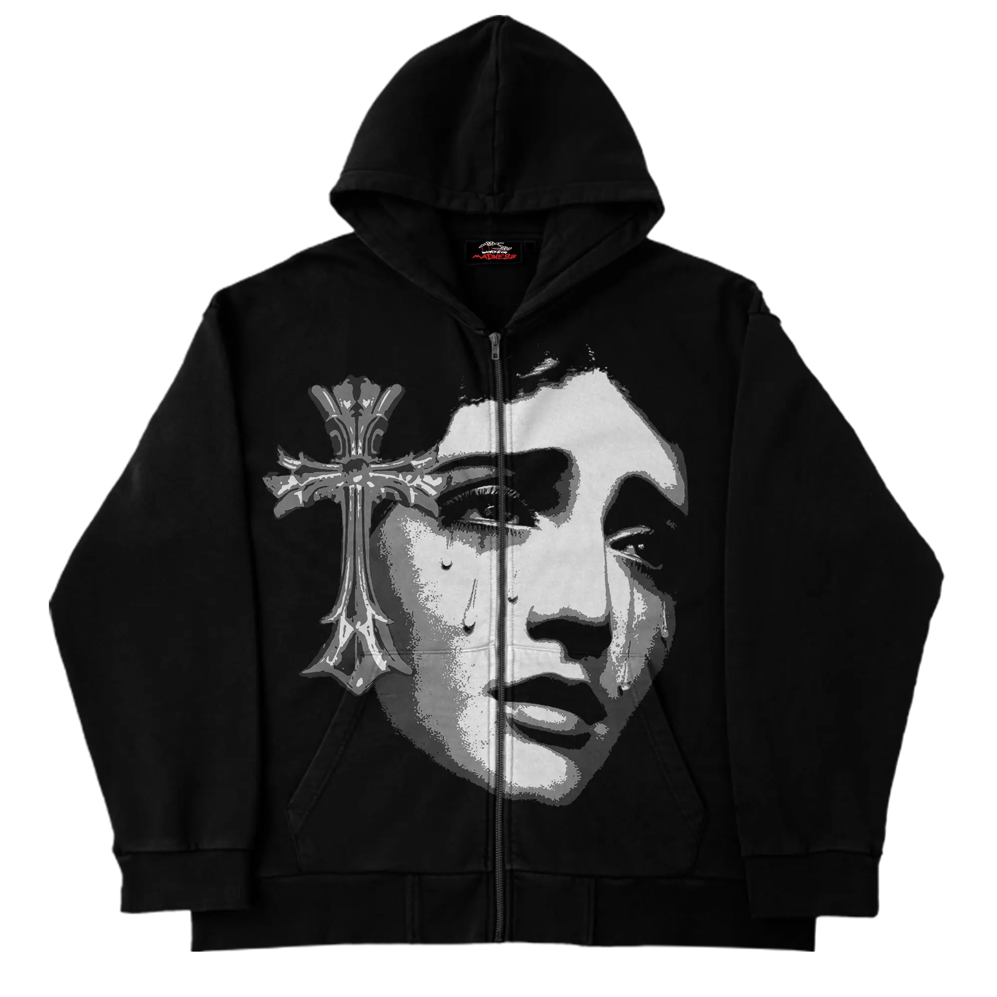 Prayers Zip Up WorksOfMadness