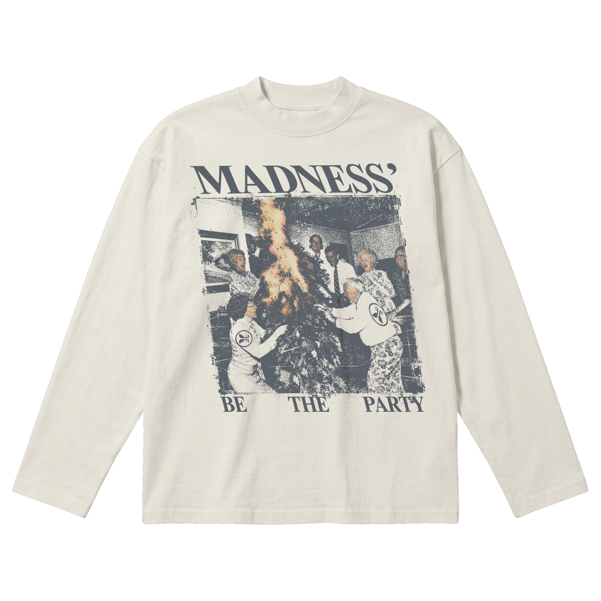 Pyro Party Baggy L/S Tee - Off White