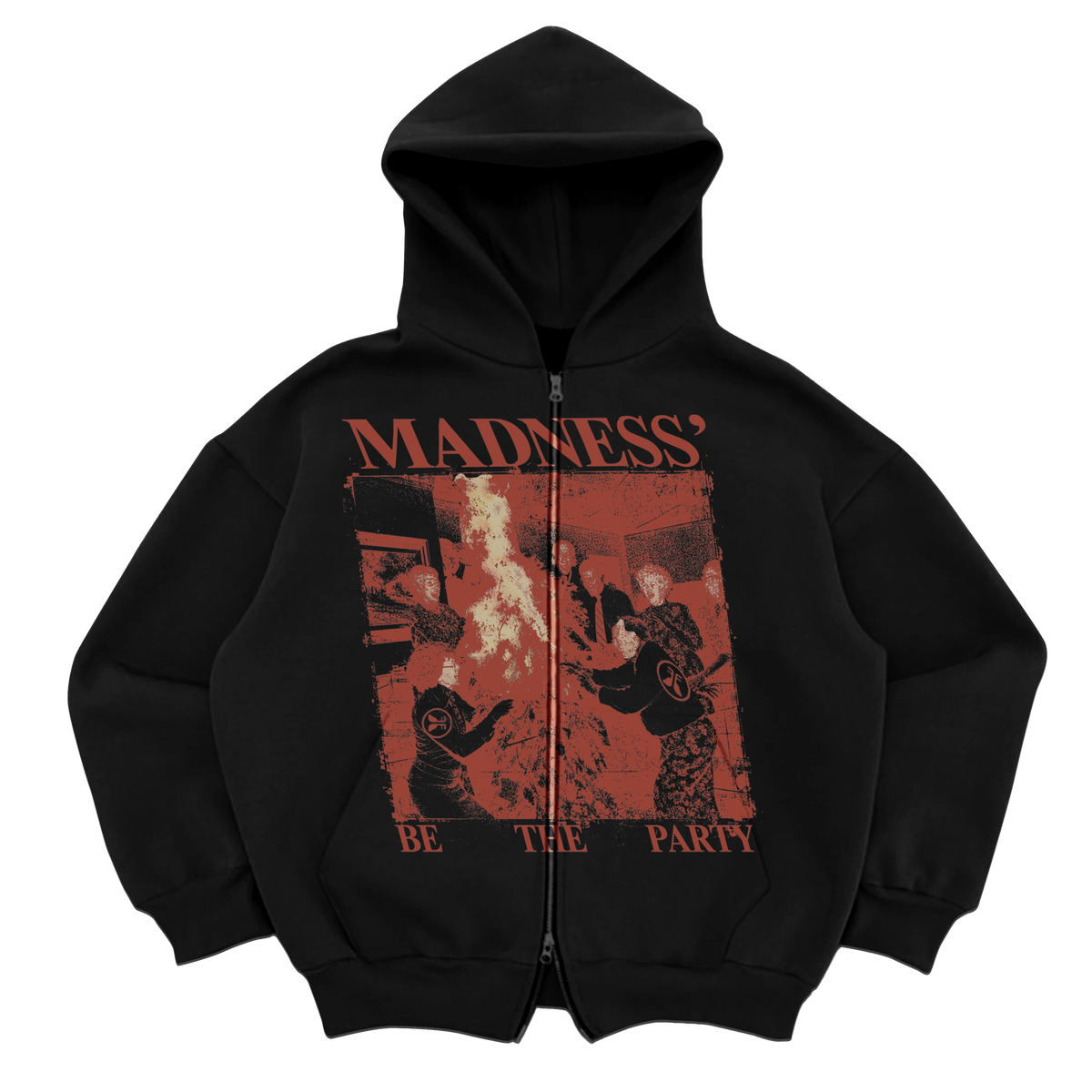 Pyro Party Zip Up - Black