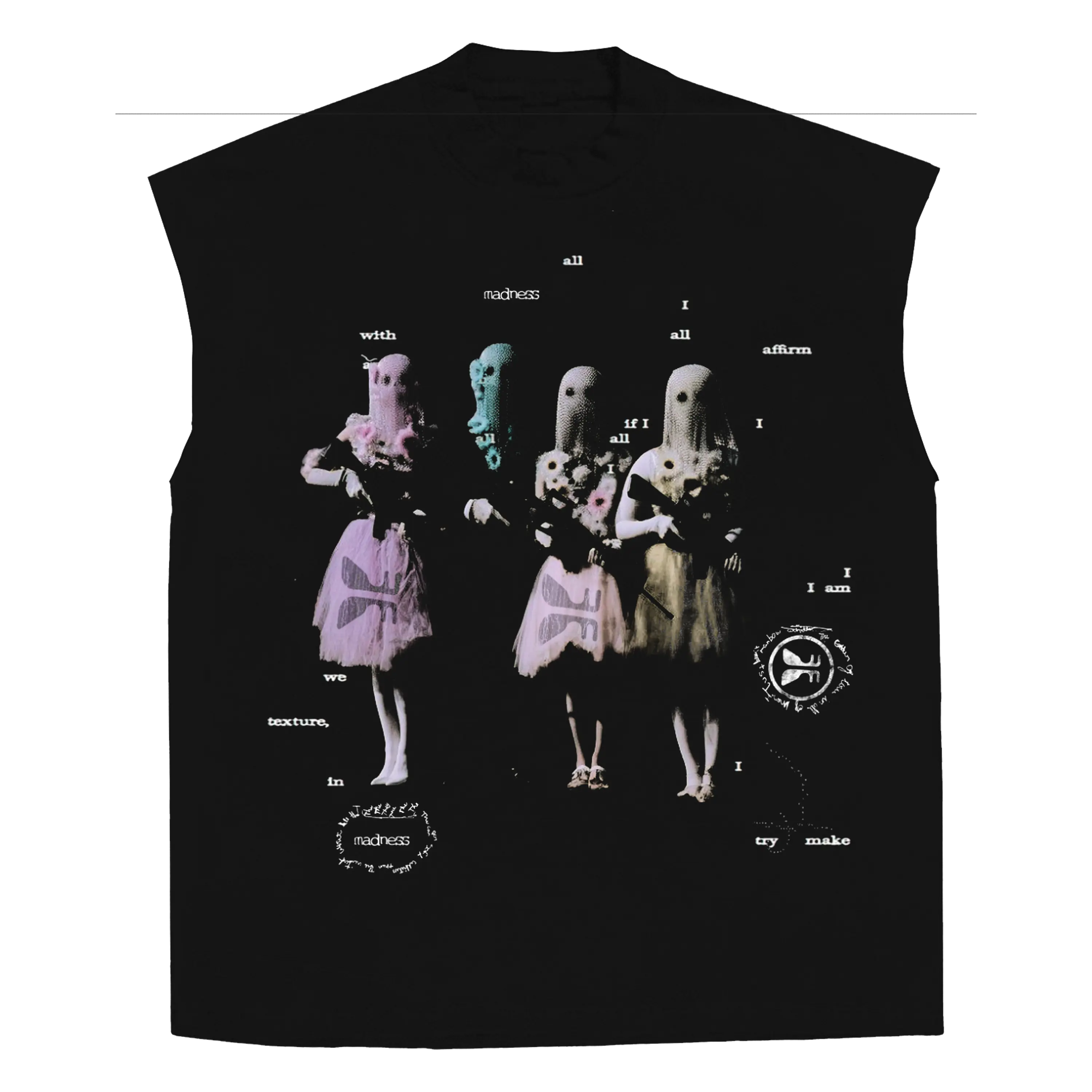 Silent Dolls Sleeveless Tee WorksOfMadness