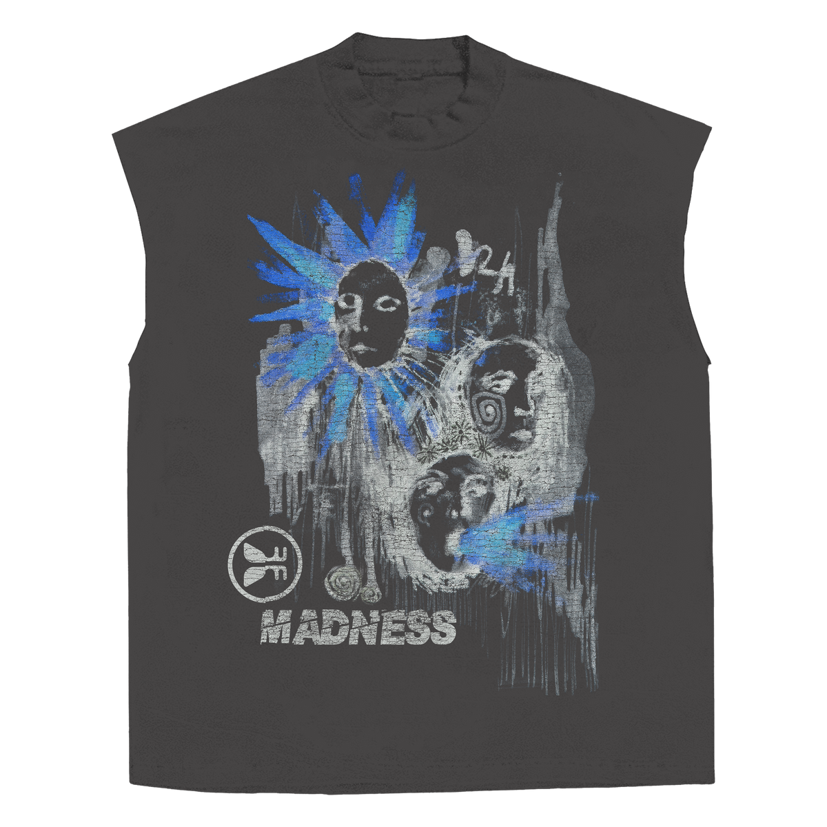 Sunstroke Sleeveless Tee - Grey