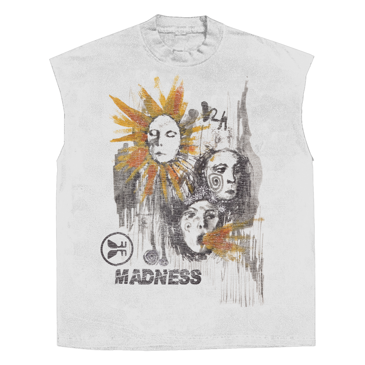 Sunstroke Sleeveless Tee - White