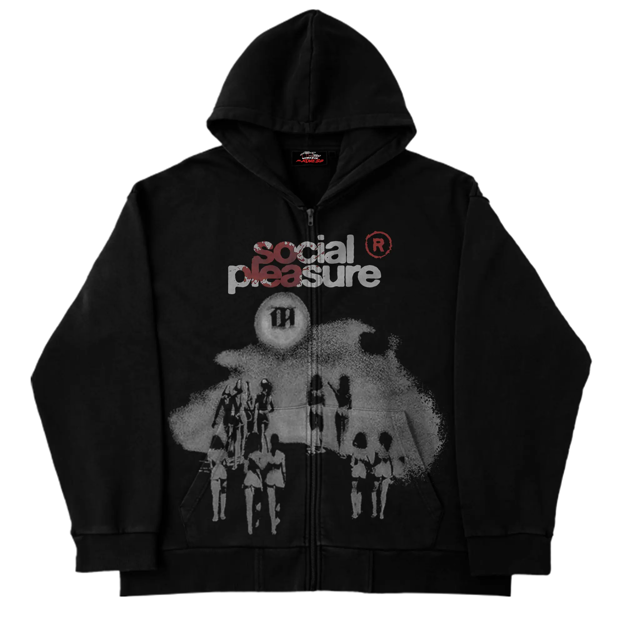 Social Pleasure Zip Up WorksOfMadness