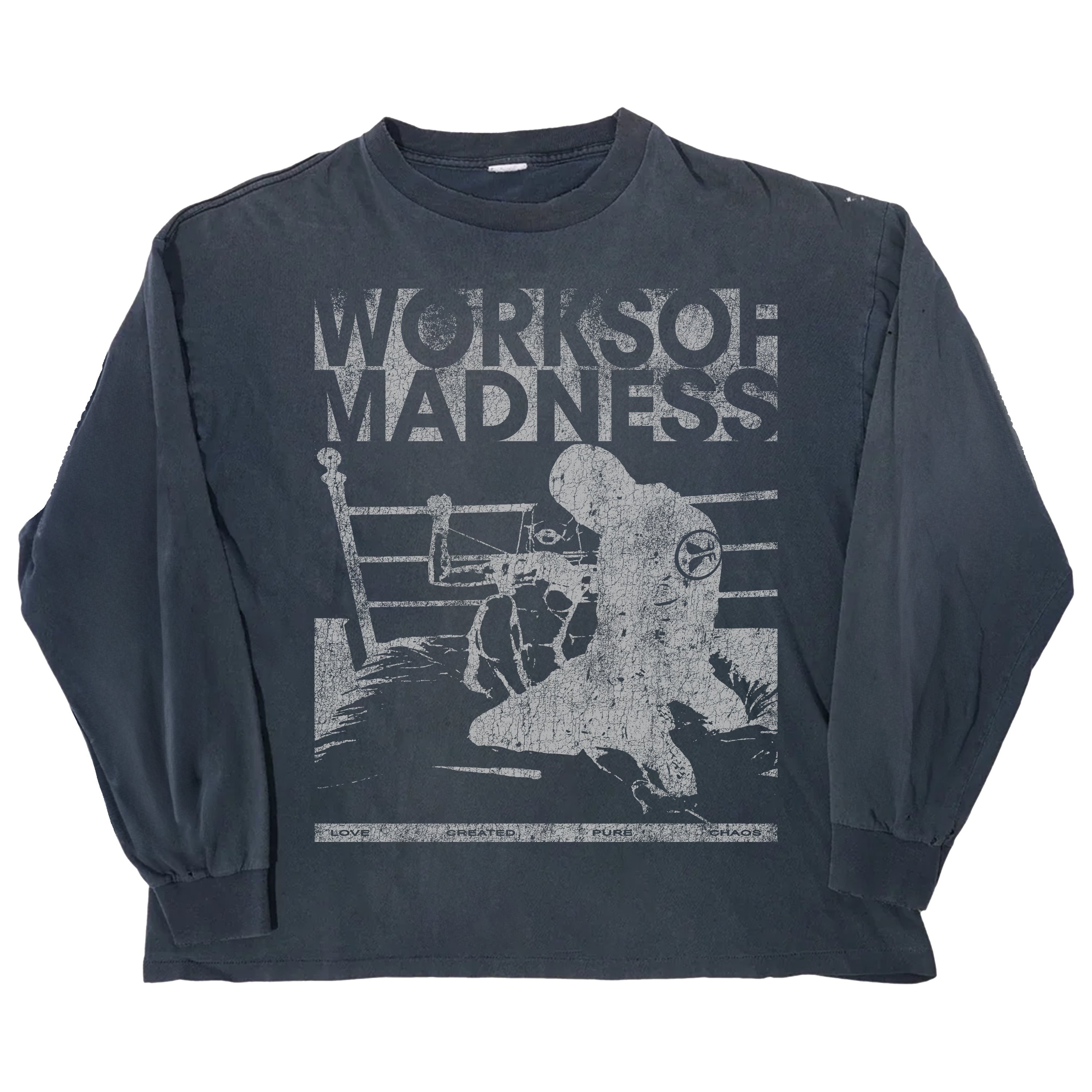 Split Decision L/S Tee - Blue