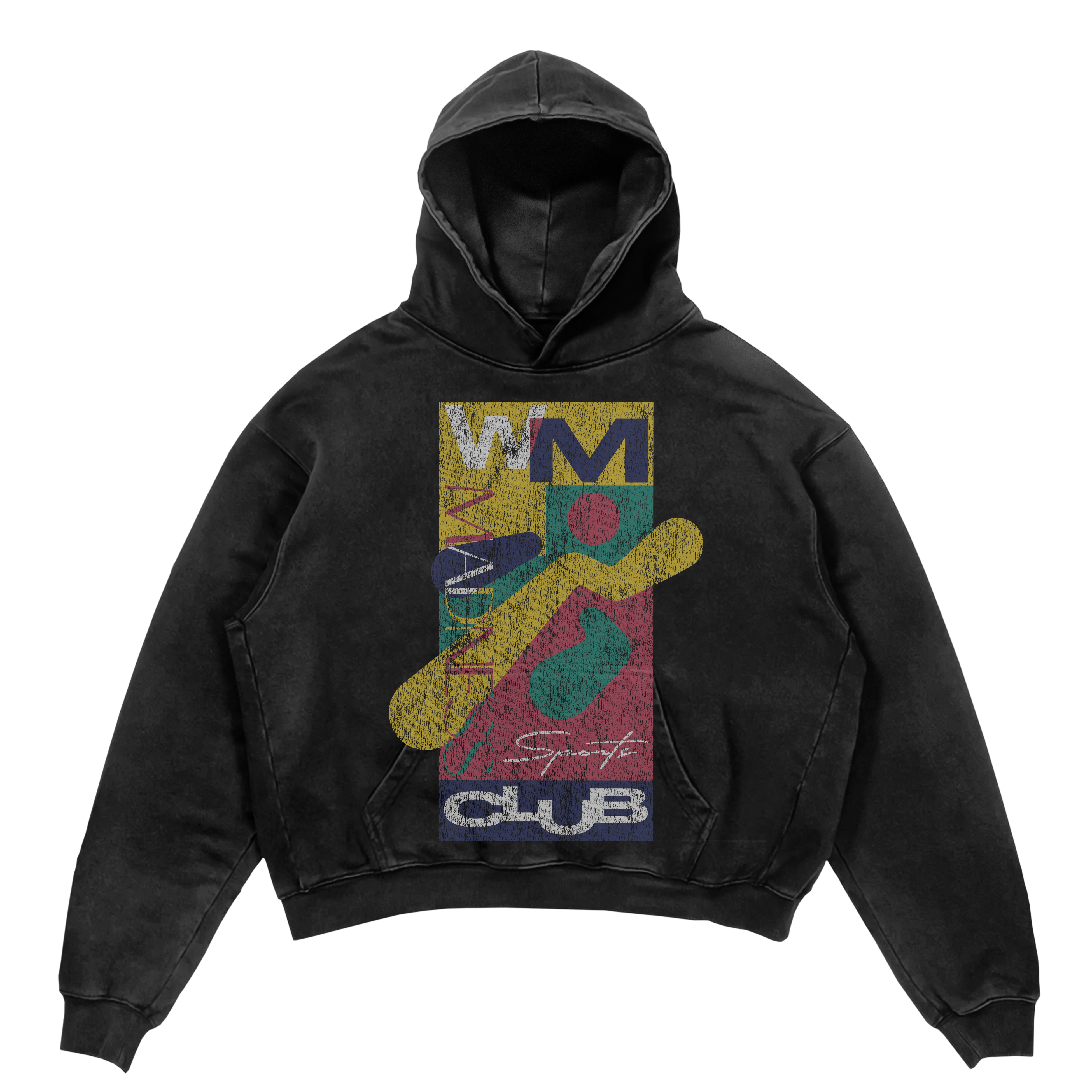 Sports Club Hoodie - Black