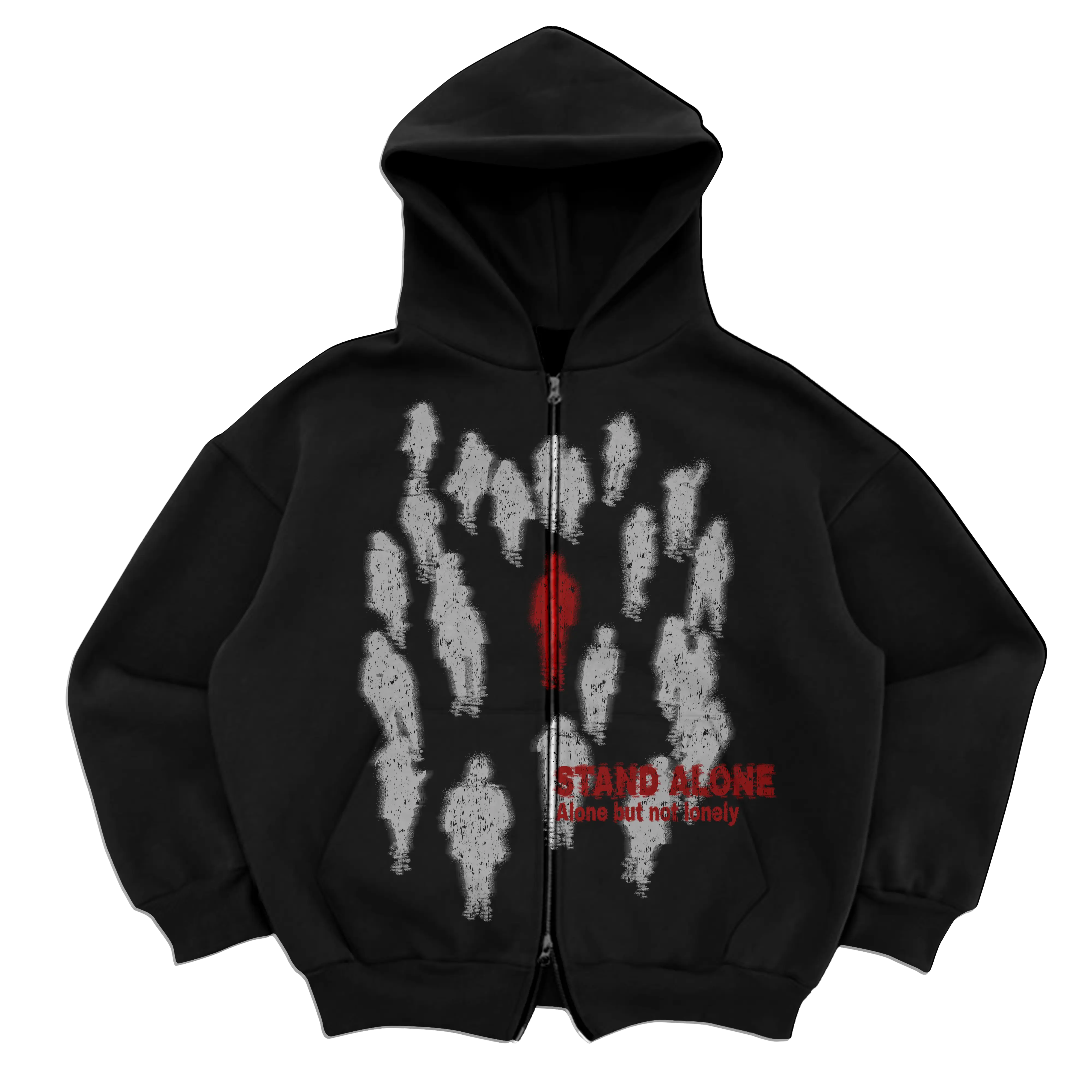 Stand Alone Premium Zip Up WorksOfMadness