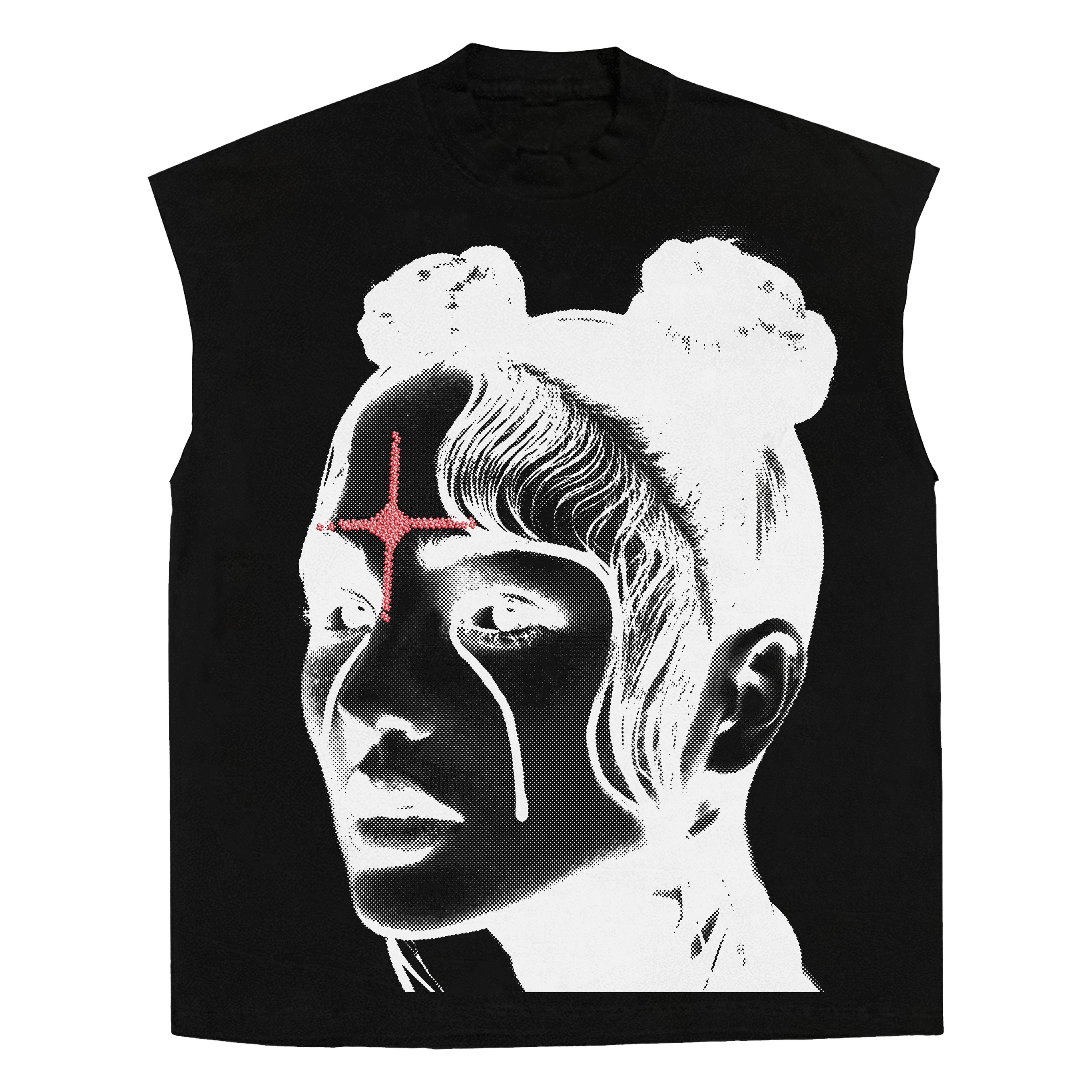 Spiritual Girl Rhinestone Sleeveless Tee