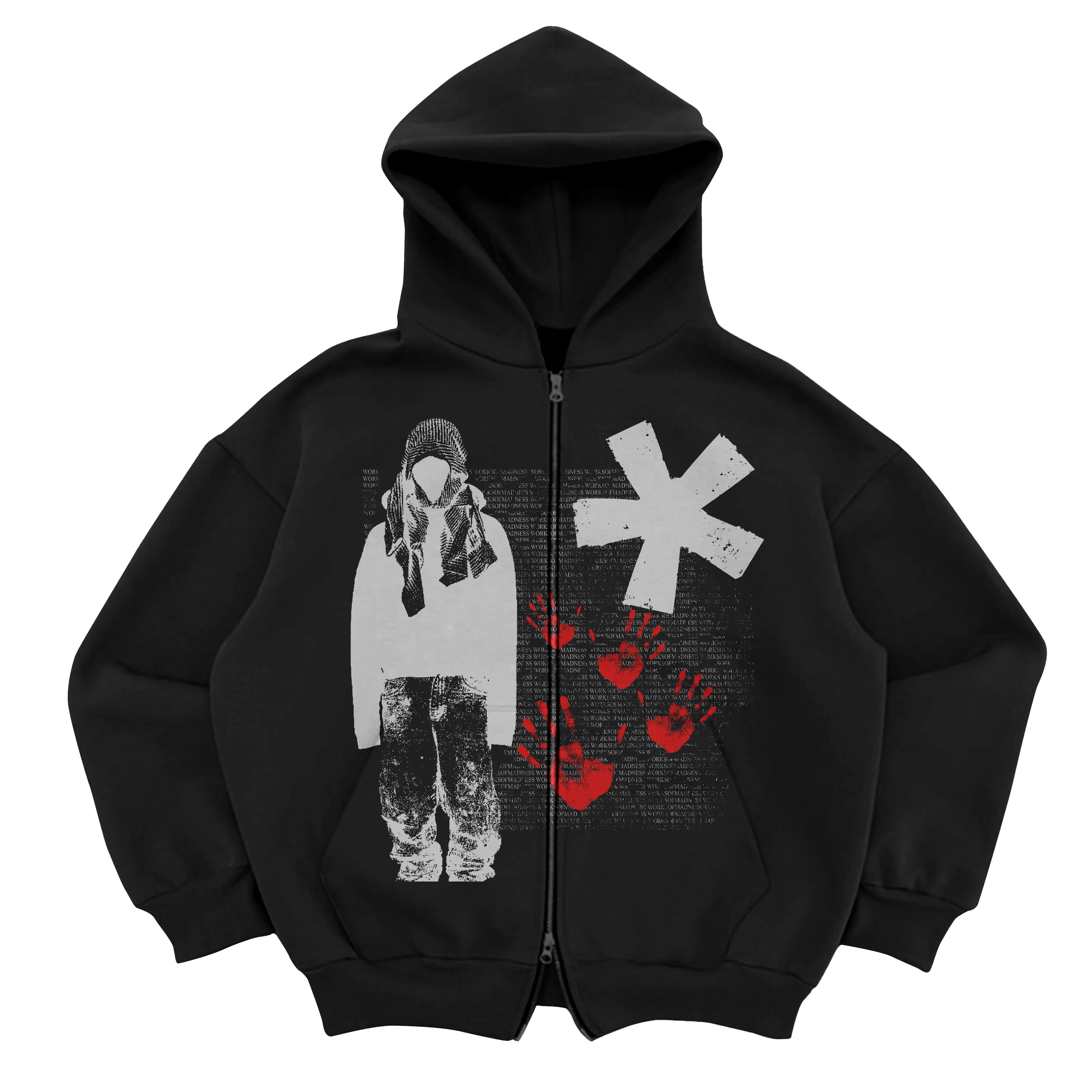 War Premium Zip Up (Copy) WorksOfMadness