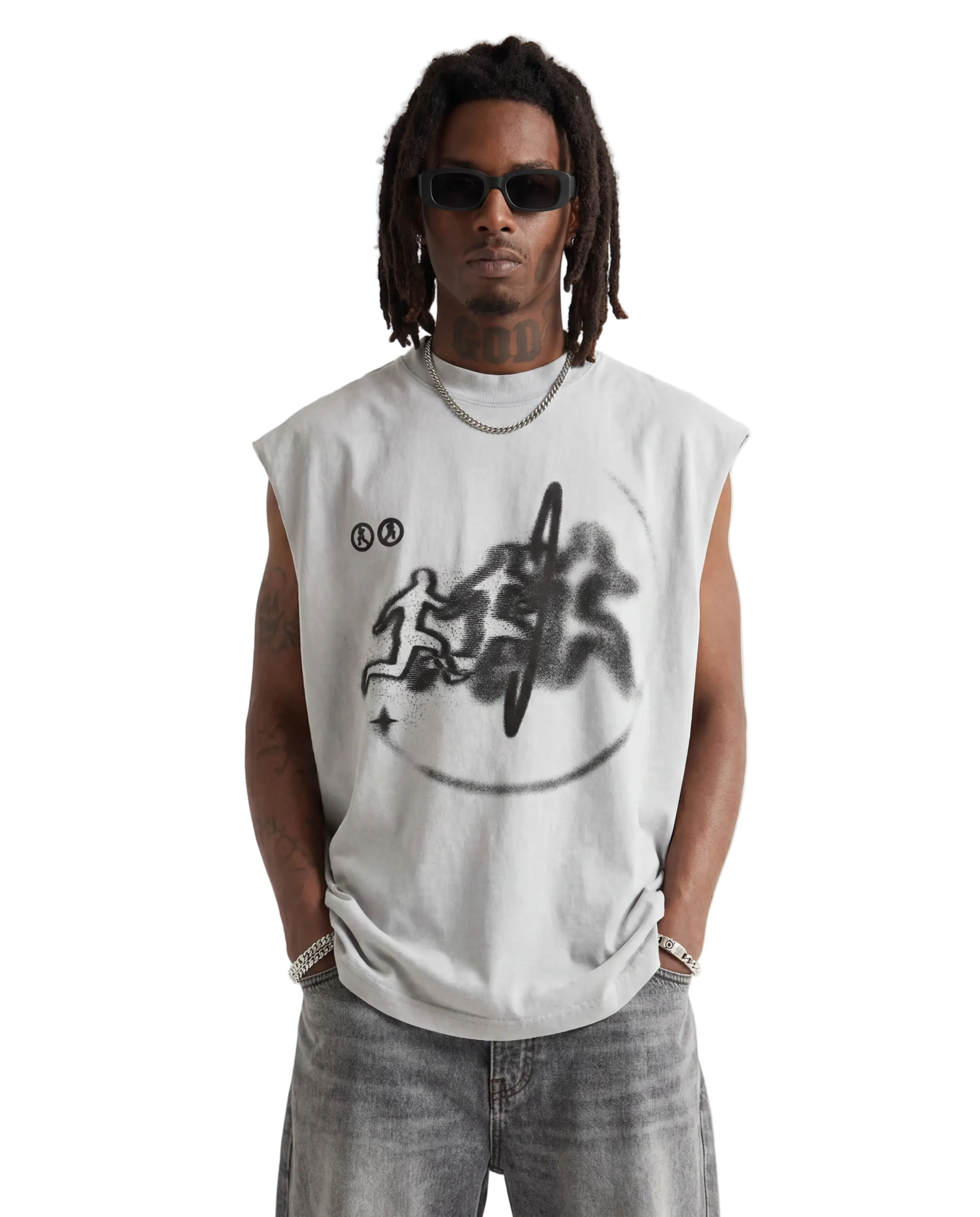 Warp Sleeveless Tee