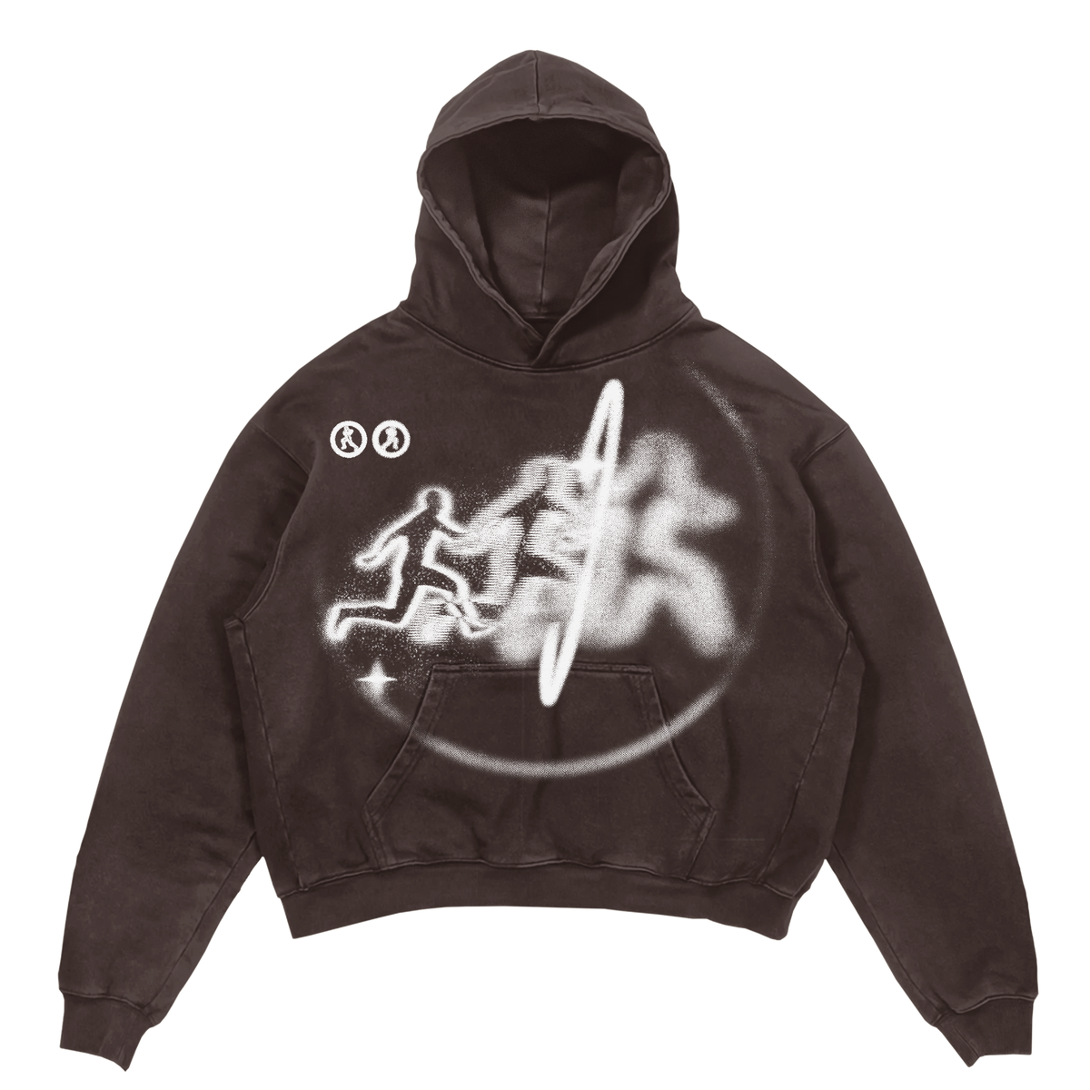 Warp Hoodie - Brown