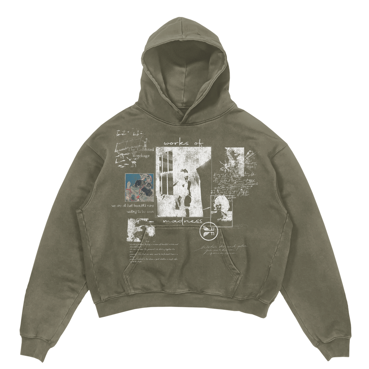 Ruin Hoodie - Olive