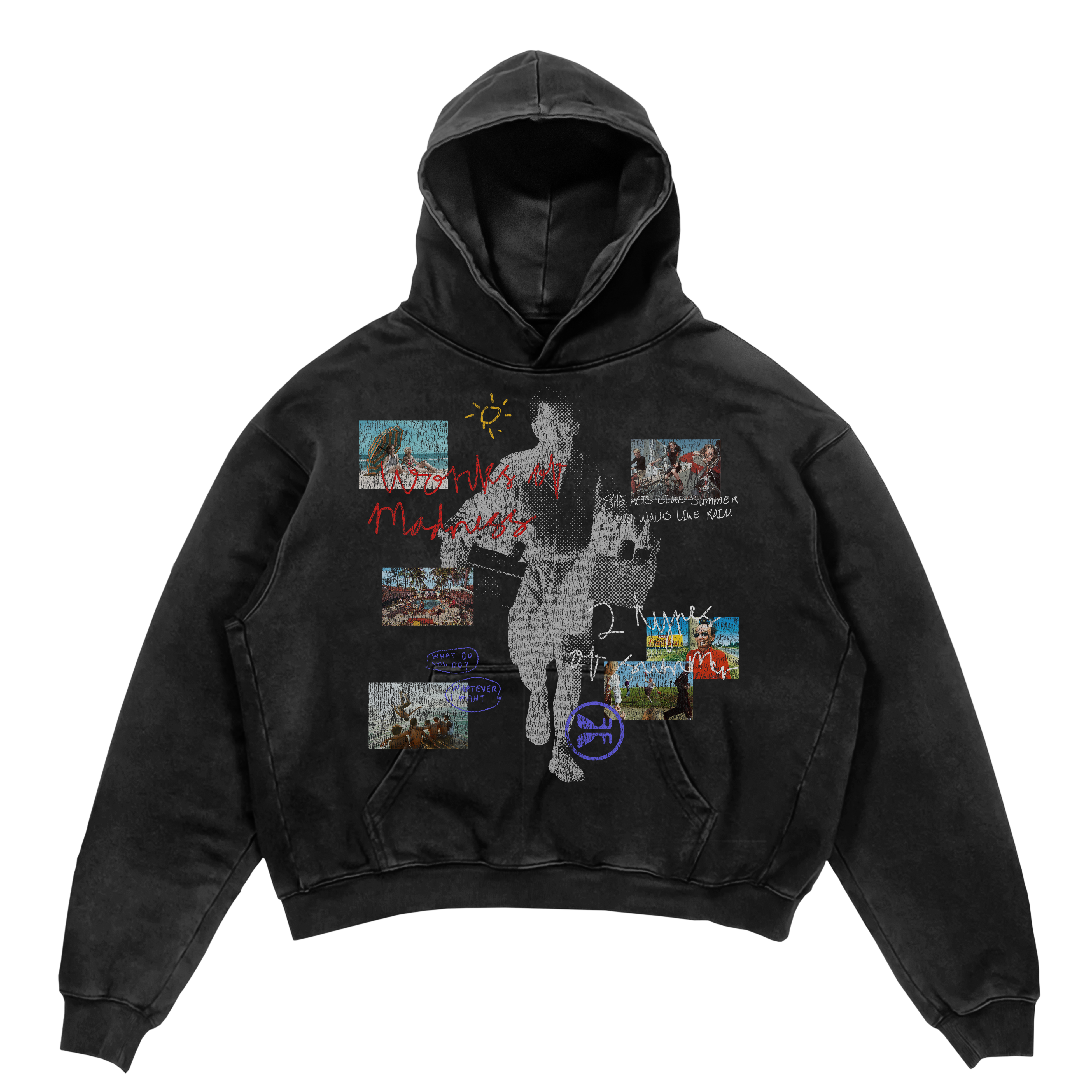 Summer Rain Hoodie — Black