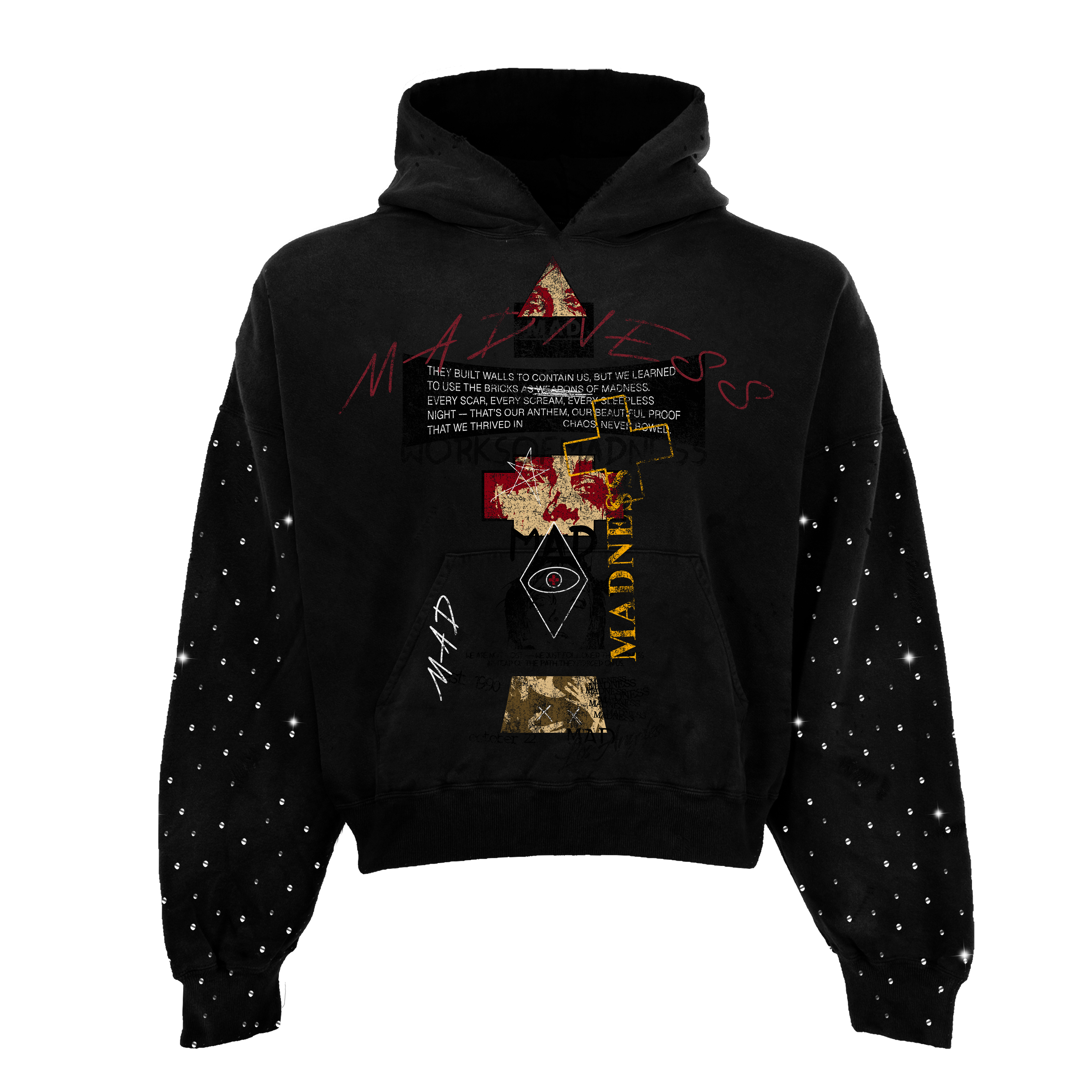 Mad Anthem Rhinestone Hoodie