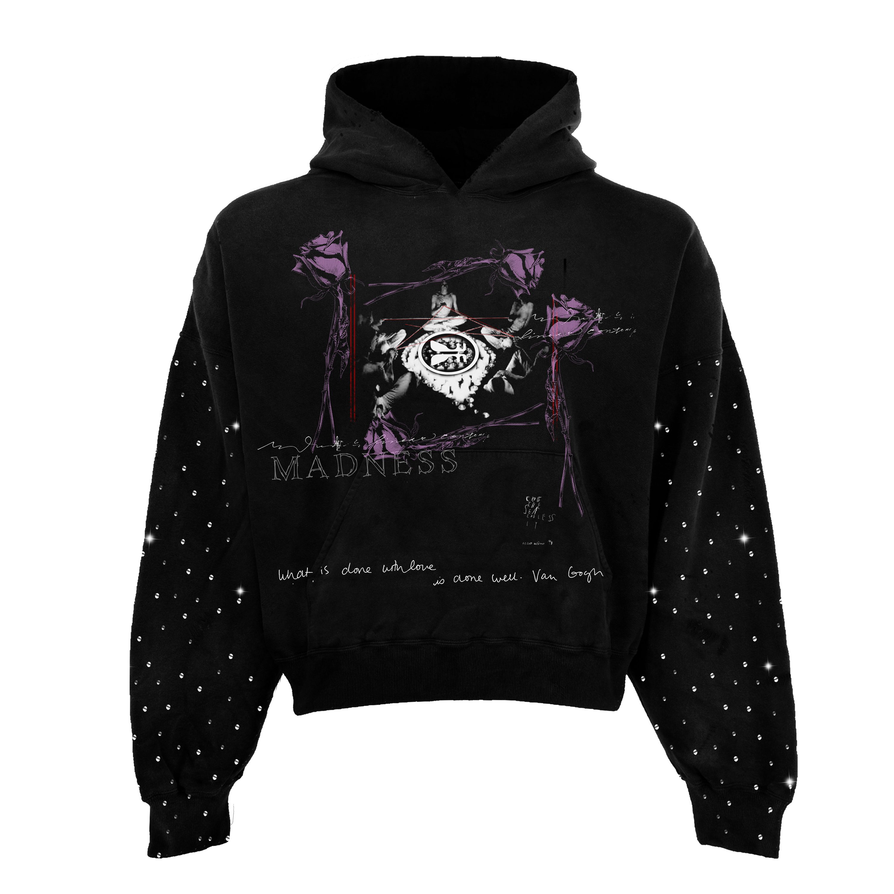 Beautiful Madness Rhinestone Hoodie