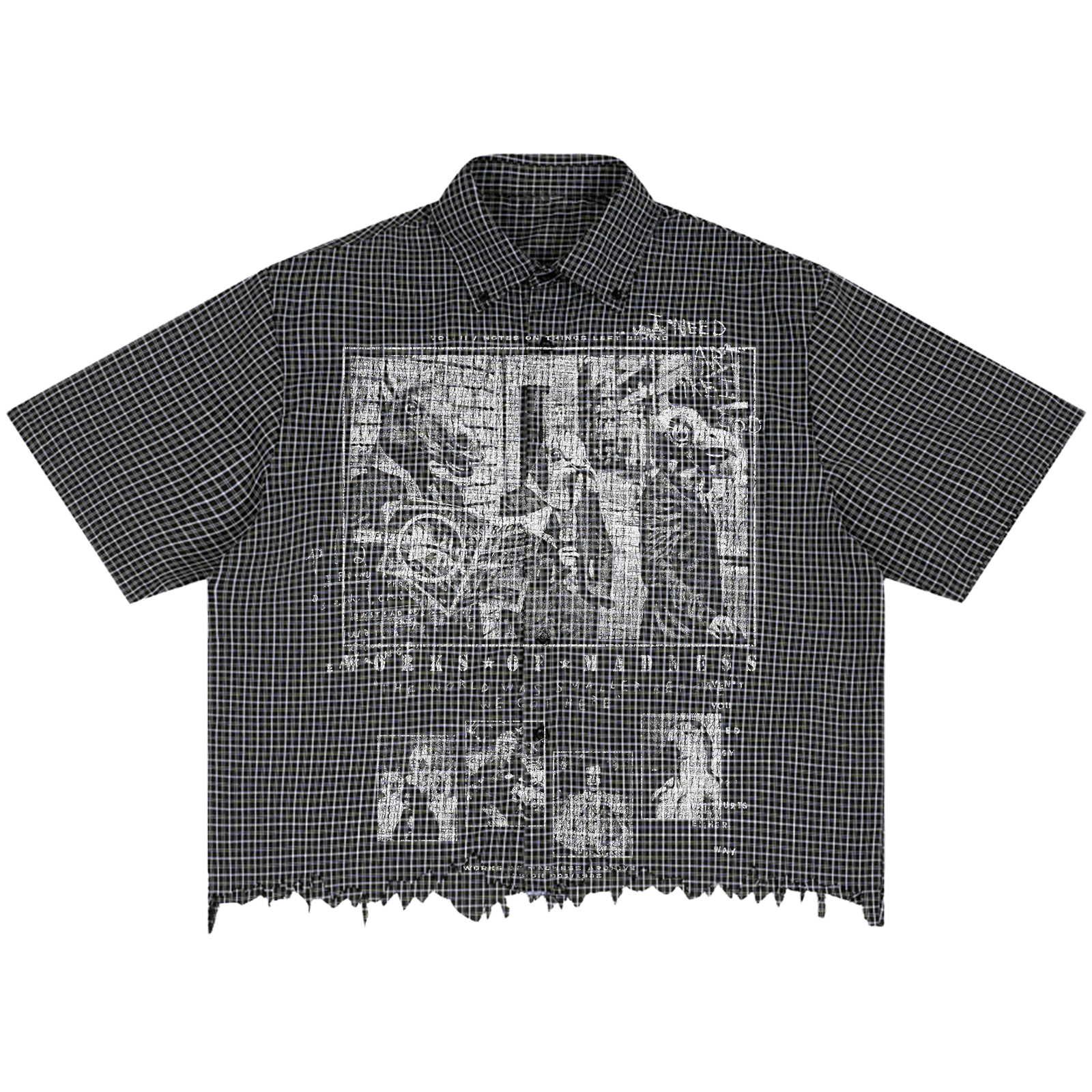 The Congregation Distress Button Up