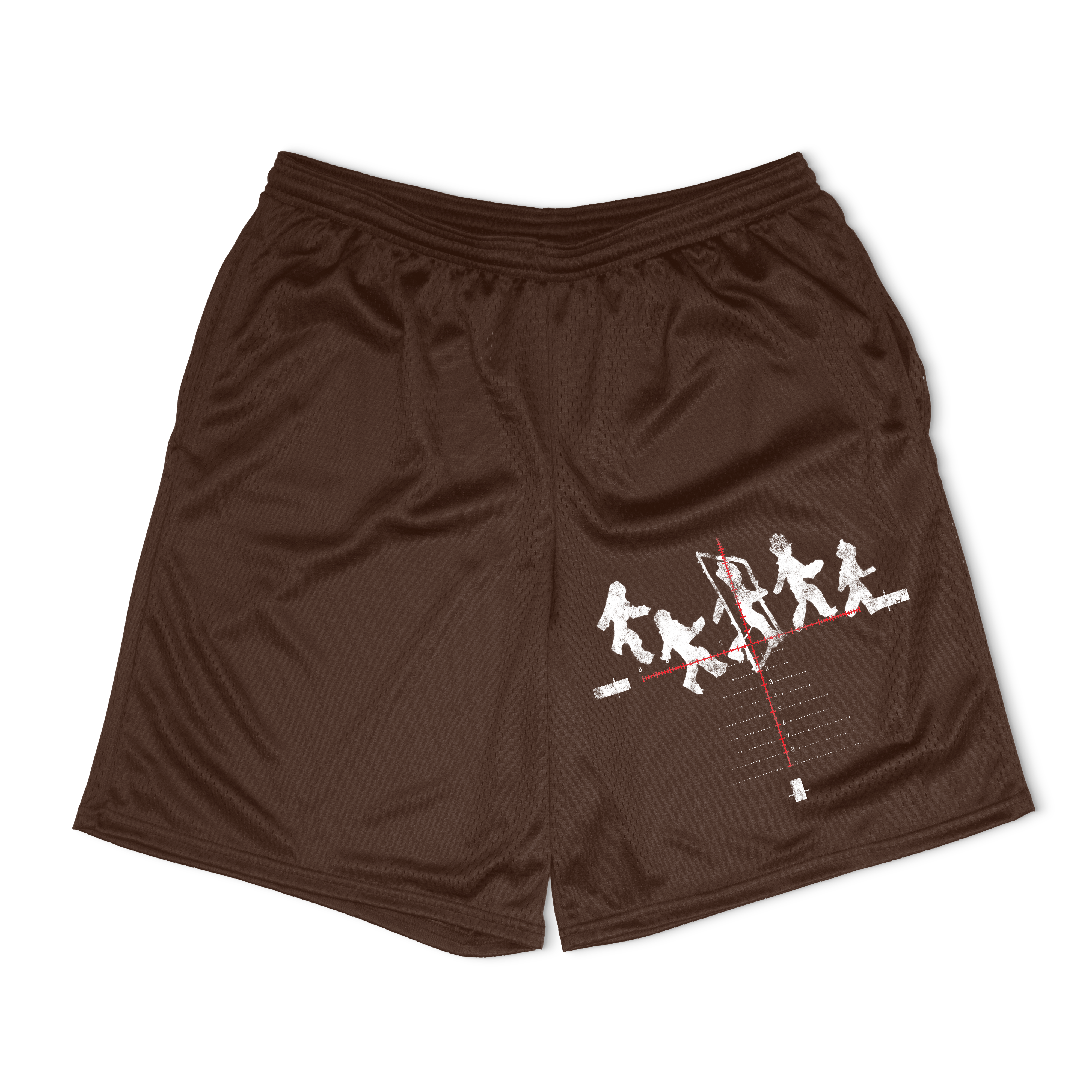 Crosshair Mesh Shorts