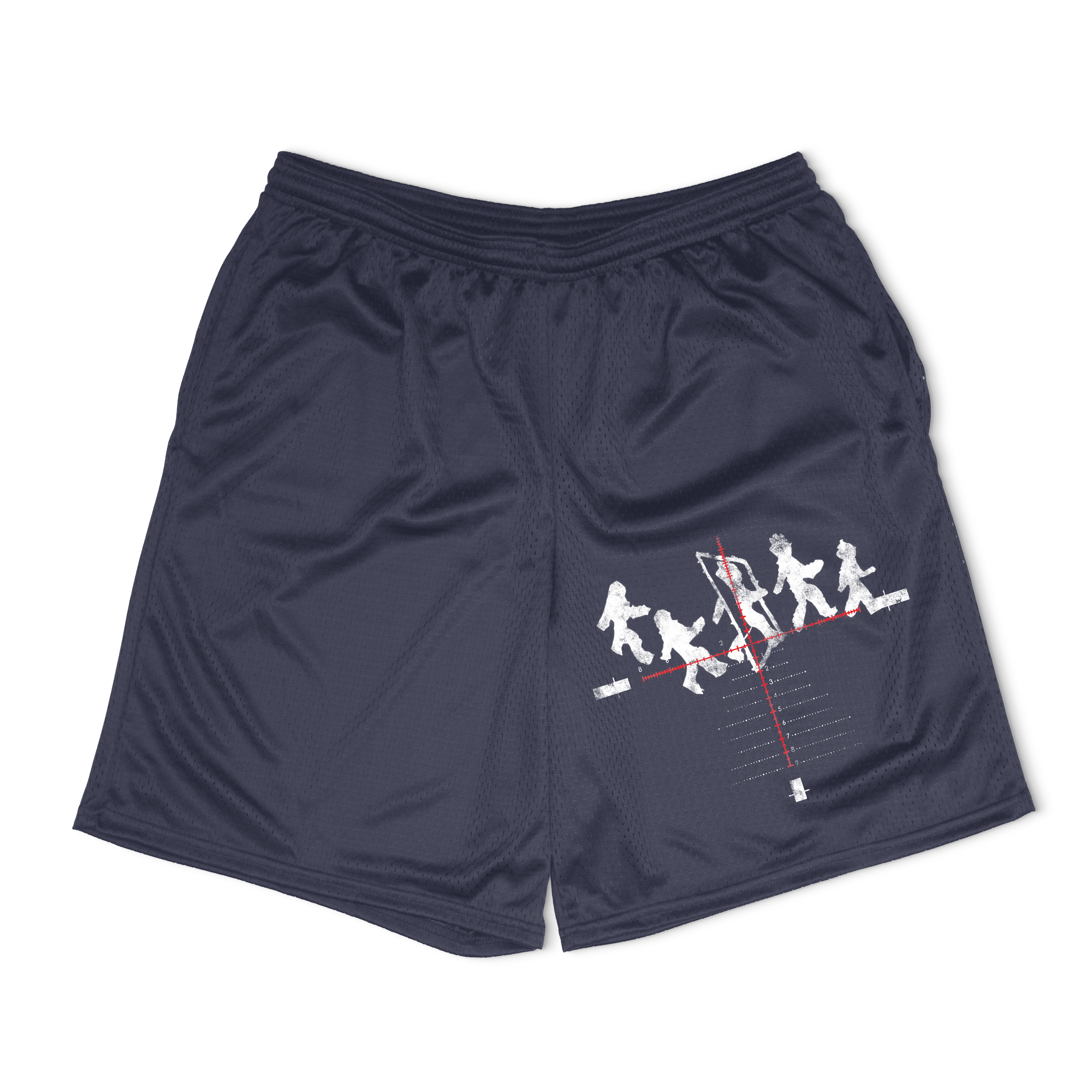 Crosshair Mesh Shorts