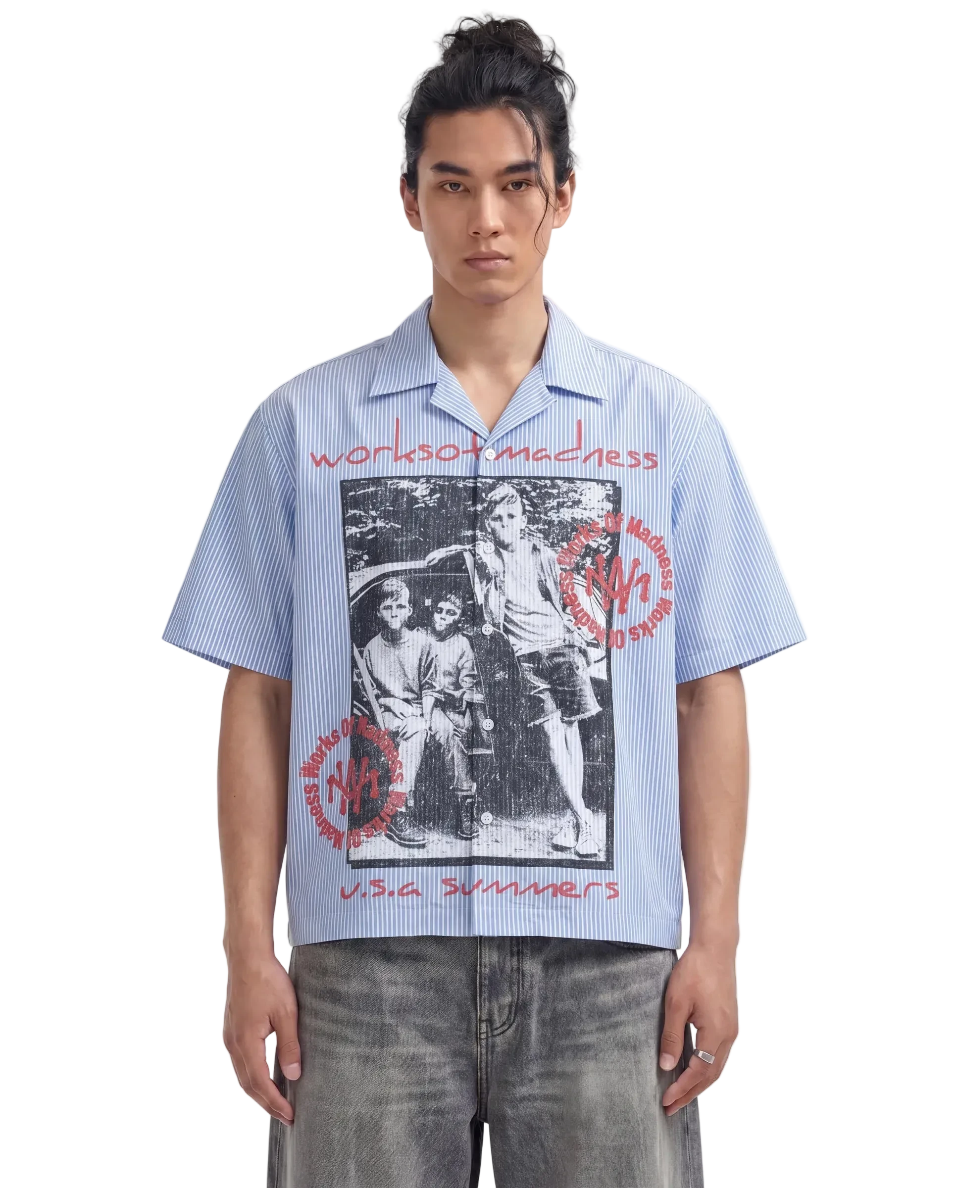 Mad Summer Boxy Button Up