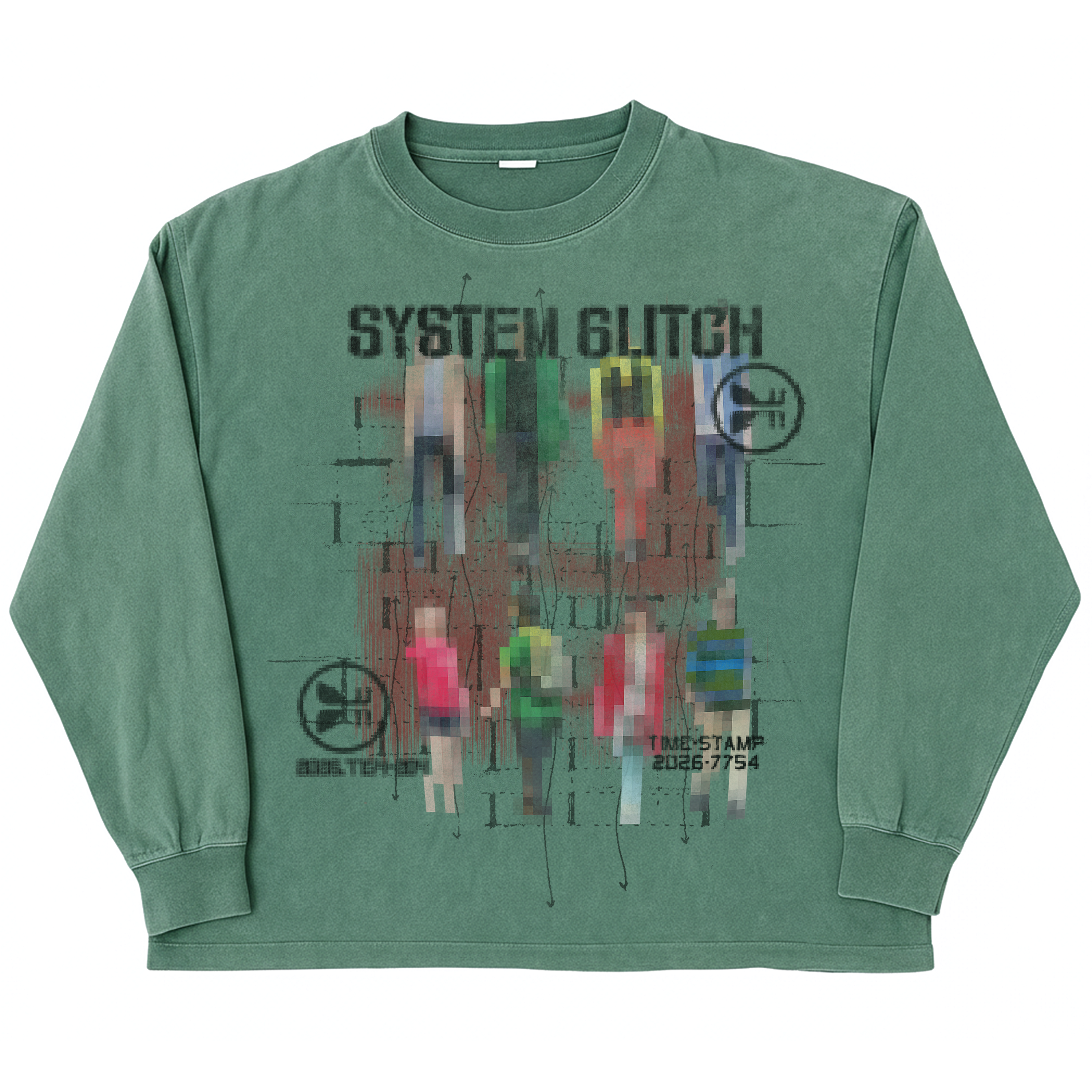 System Glitch L/S Tee