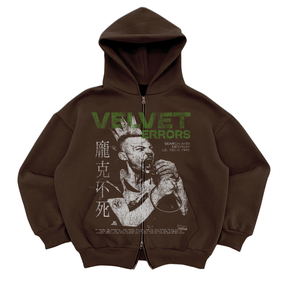 No Heroes Zip Up