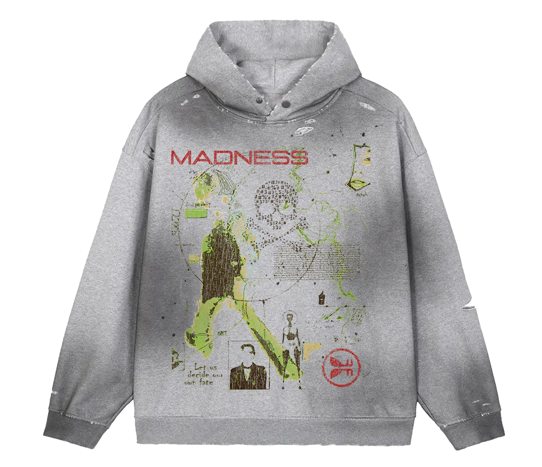 Human Error Faded Distress Hoodie