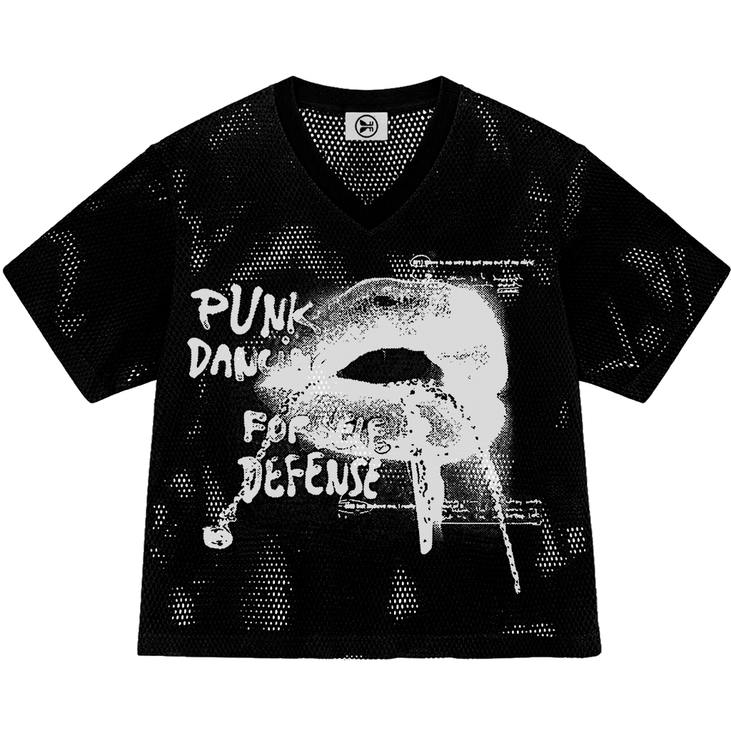 Punk Lips Mesh Jersey