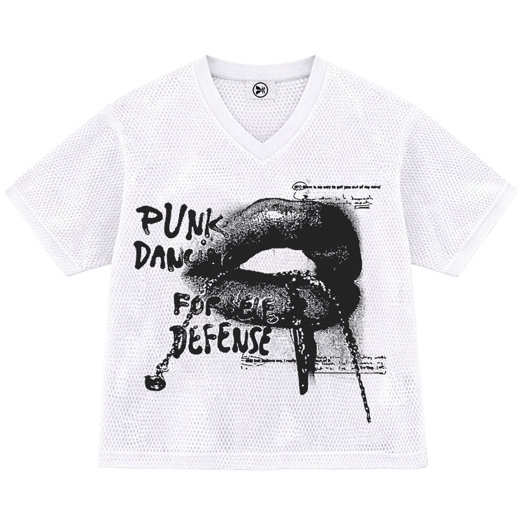 Punk Lips Mesh Jersey