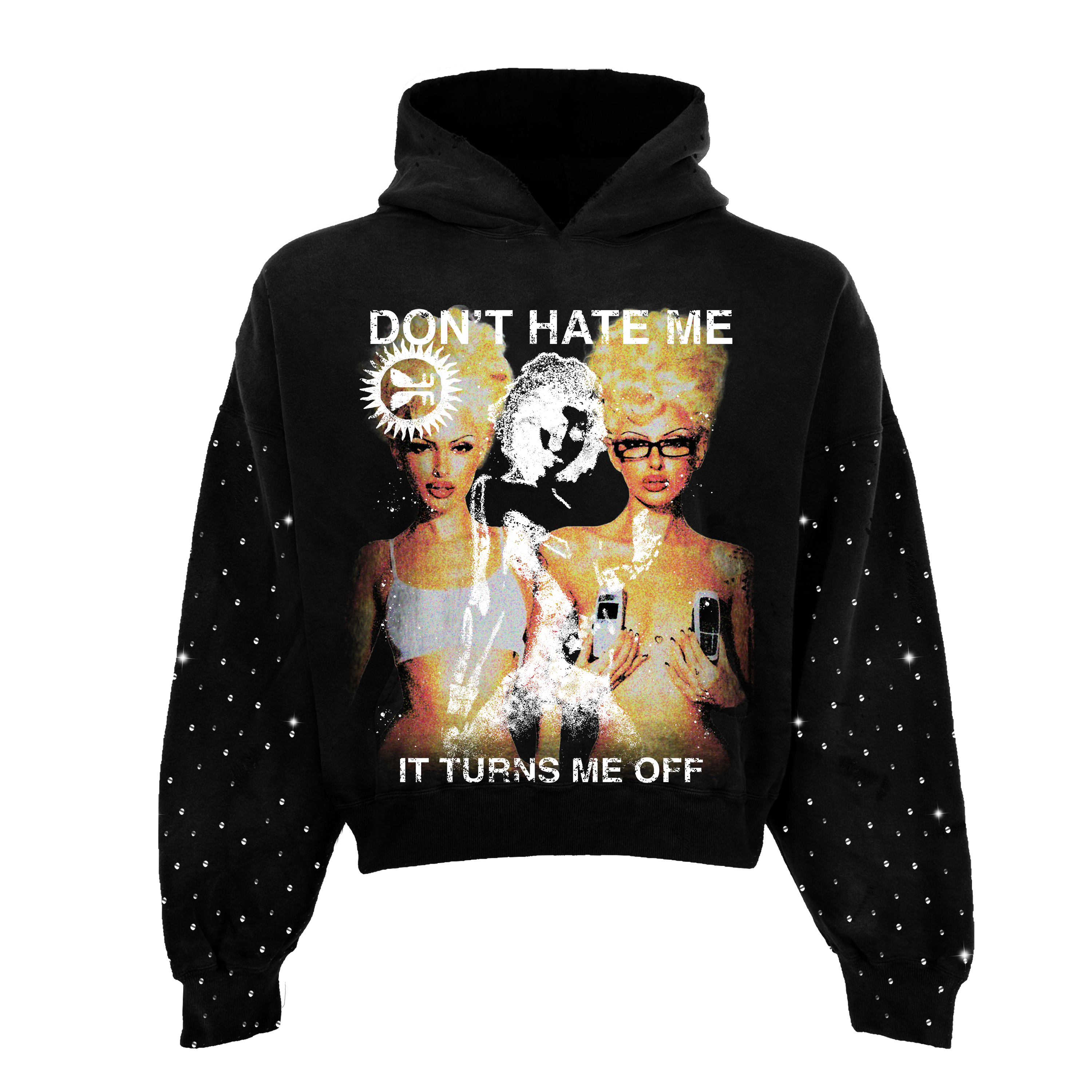 Mad Blondes Rhinestone Hoodie