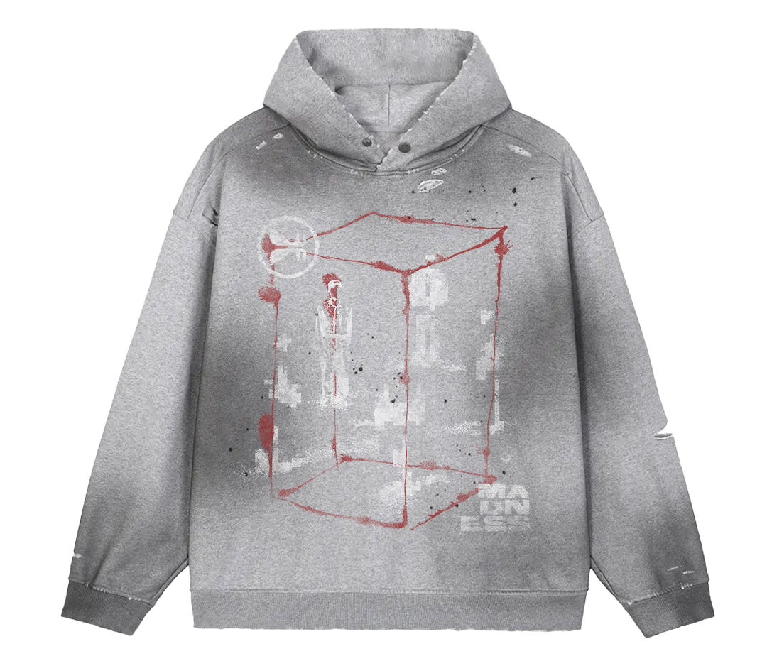 Madroom Sun Fade Distress Hoodie
