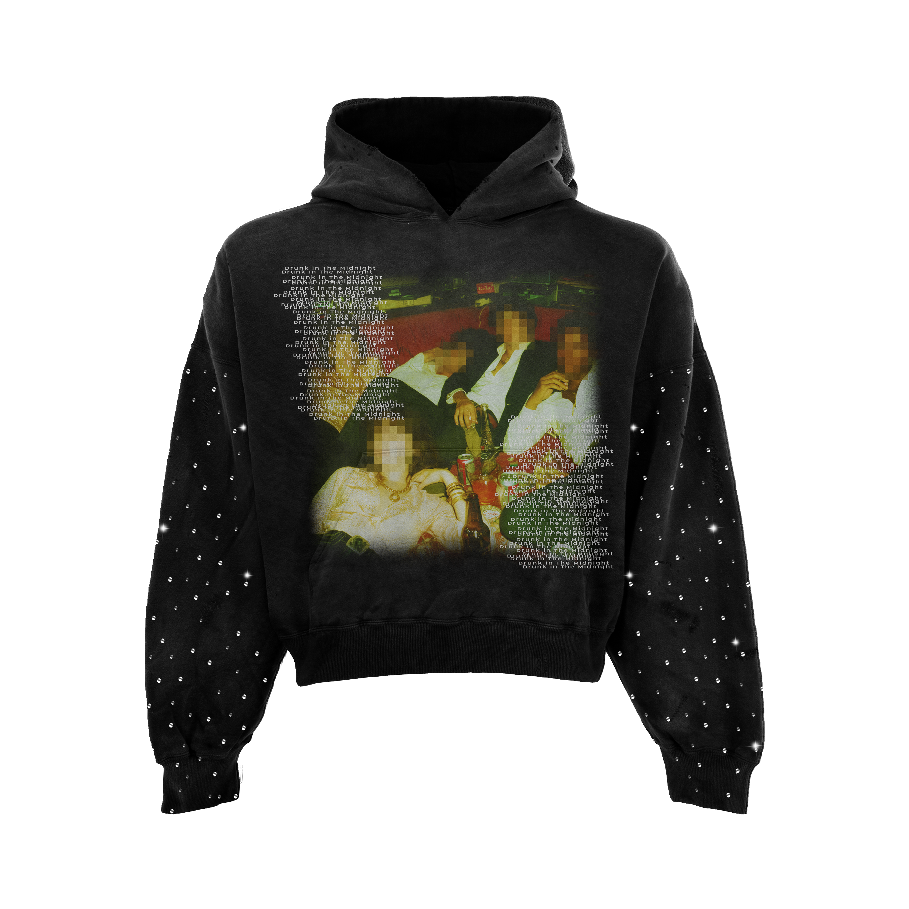 Mafia Rhinestone Hoodie