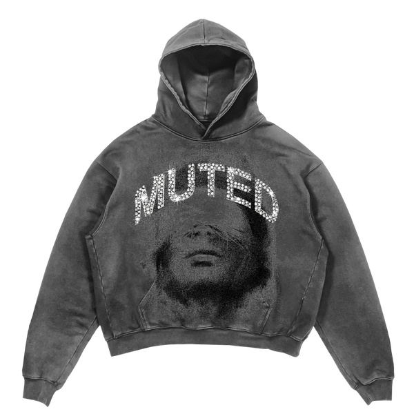 Muted Rhinestone Hoodie