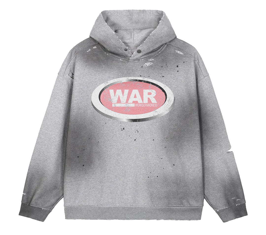 War Sun Fade Distress Hoodie