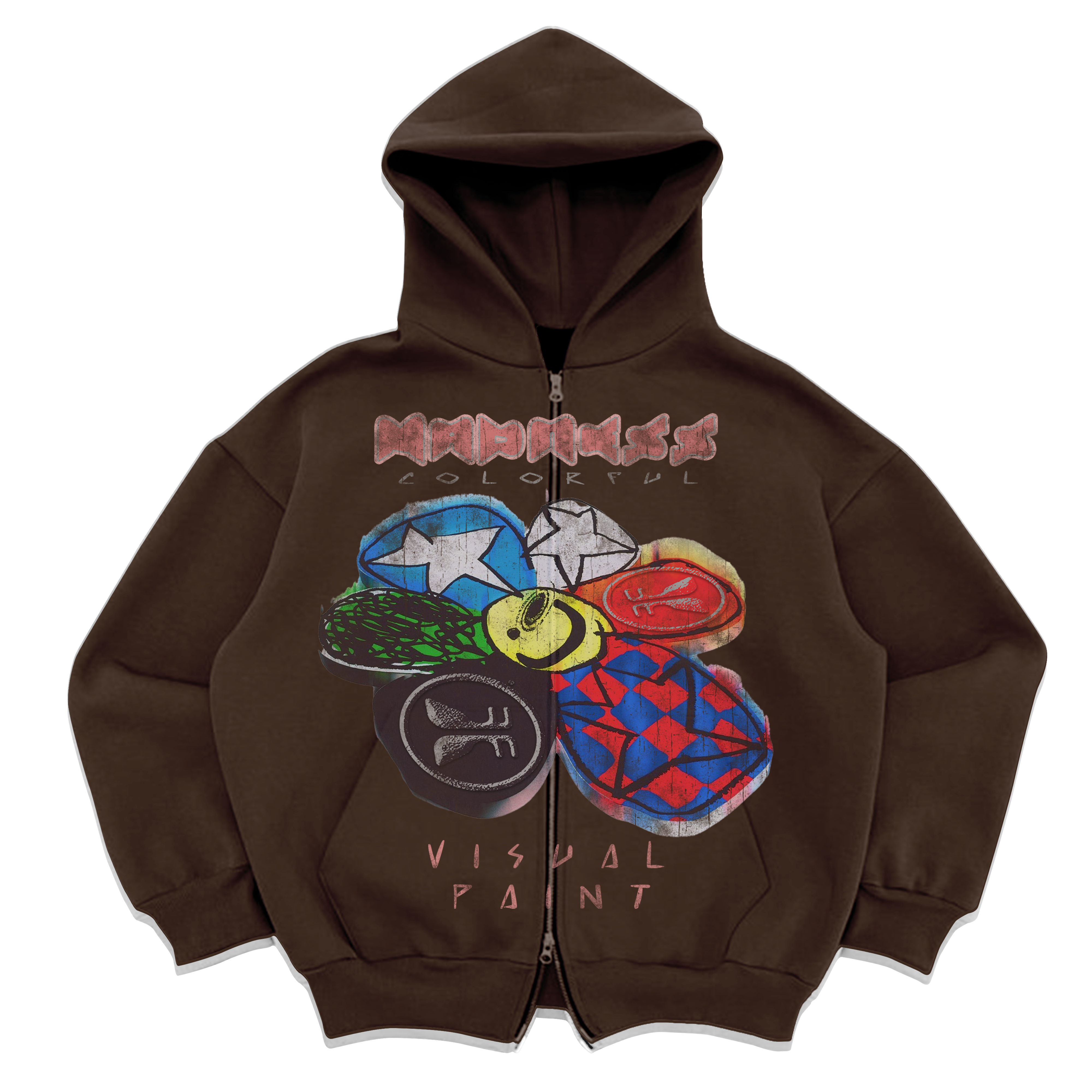 Visual Paint Zip Up