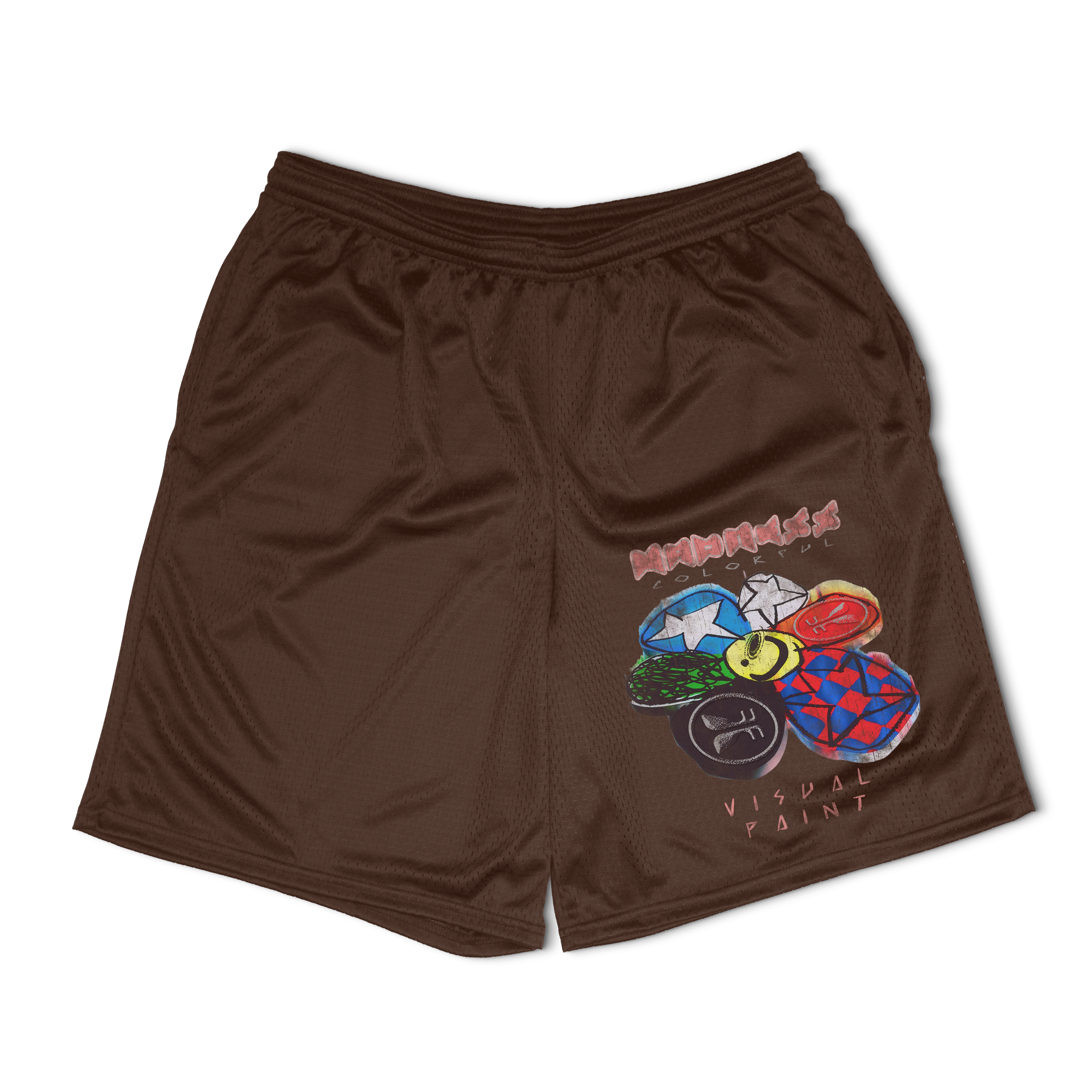 Visual Paint Mesh Shorts