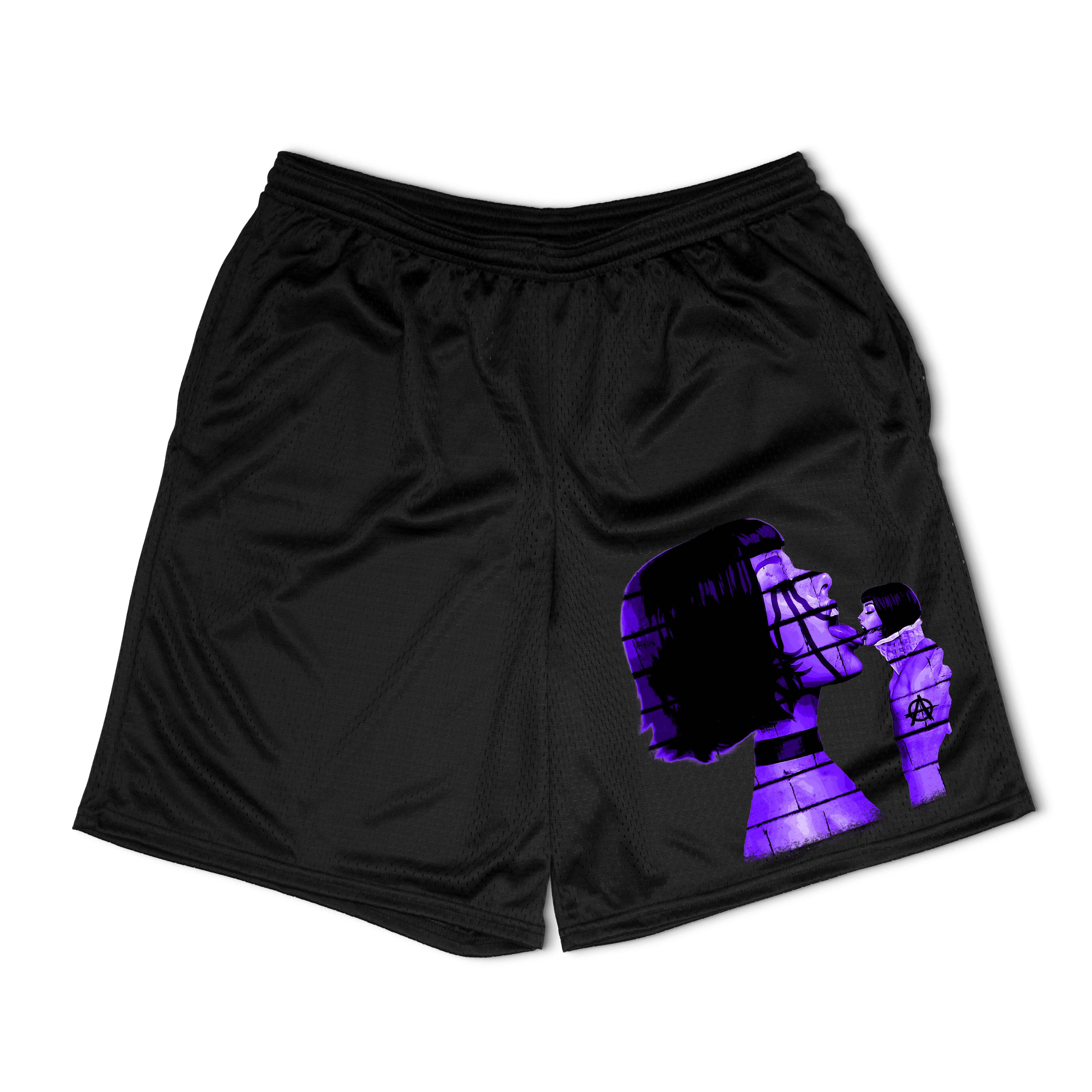 Licking Yourself Mesh Shorts