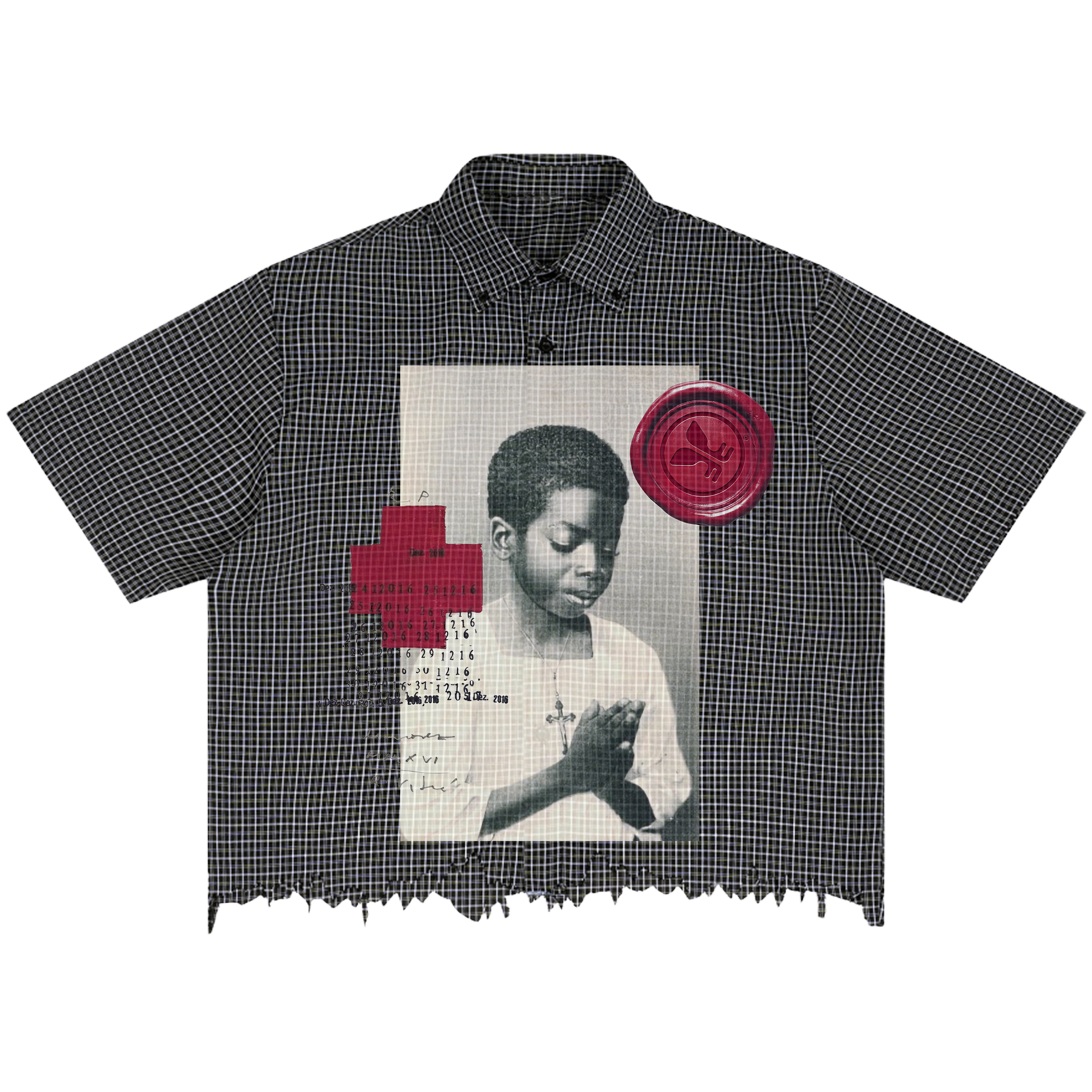 Devotion Distress Button Up