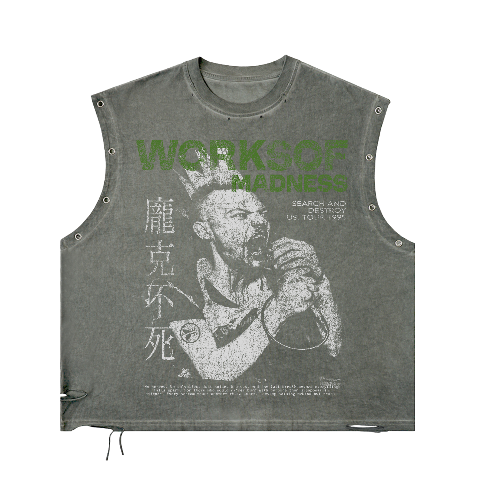 No Heroes Utility Cut Tee