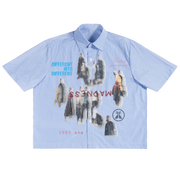 Water Damage Boxy Button Up