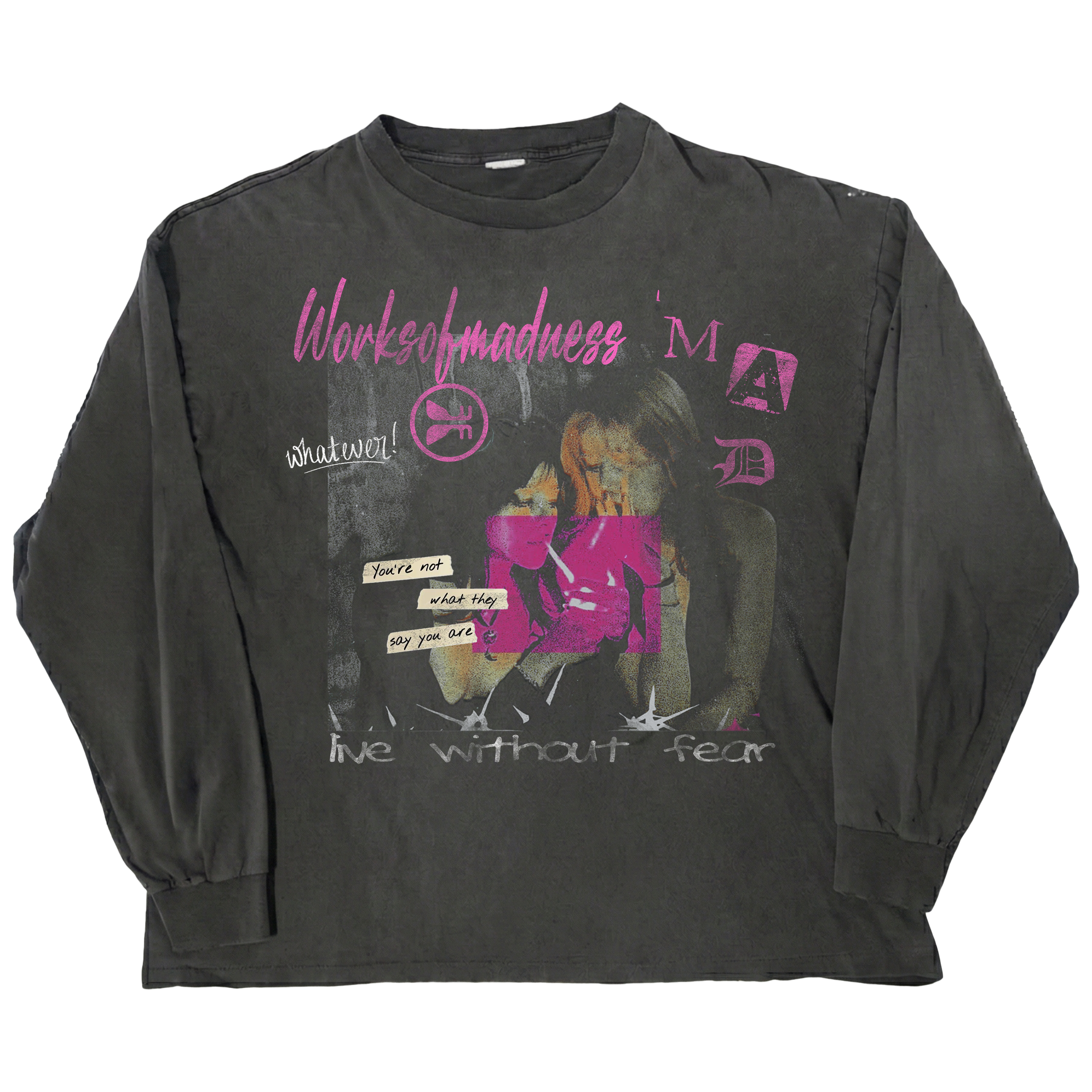 Without Fear L/S Tee - Black